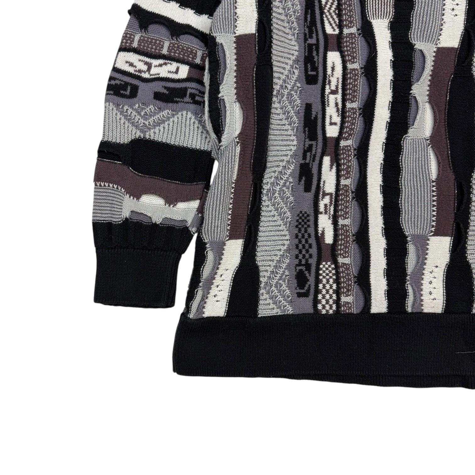 Vintage Cable Knit Sweater Multicolour