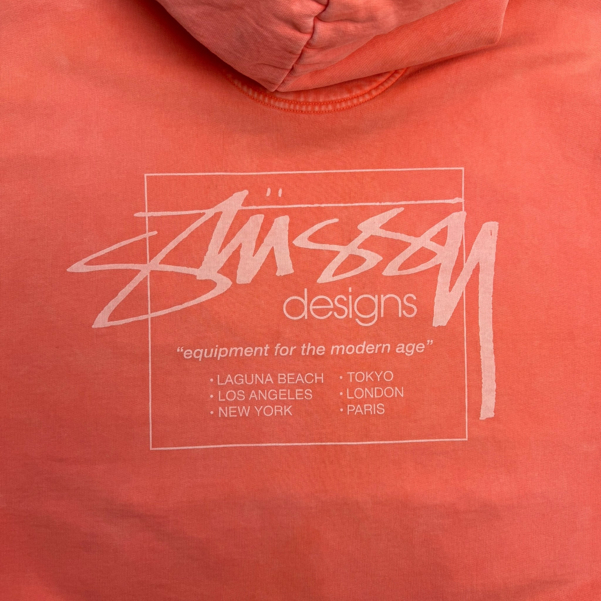 Stussy International Pullover Hoodie Coral