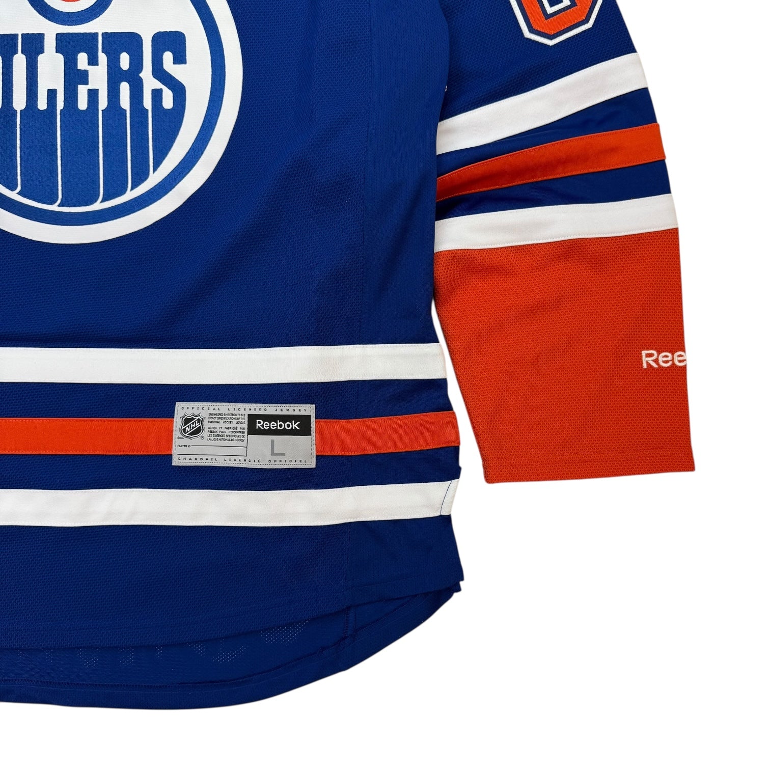 2014 Reebok Edmonton Oilers Autographed Nail Yakupov Home Jersey