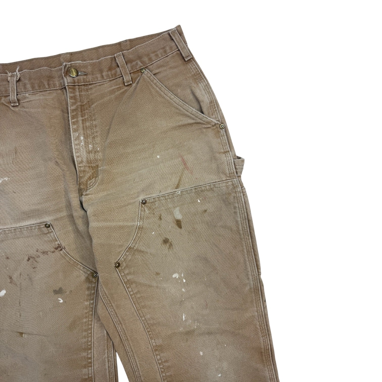 Vintage Carhartt Double Knees Faded Tan