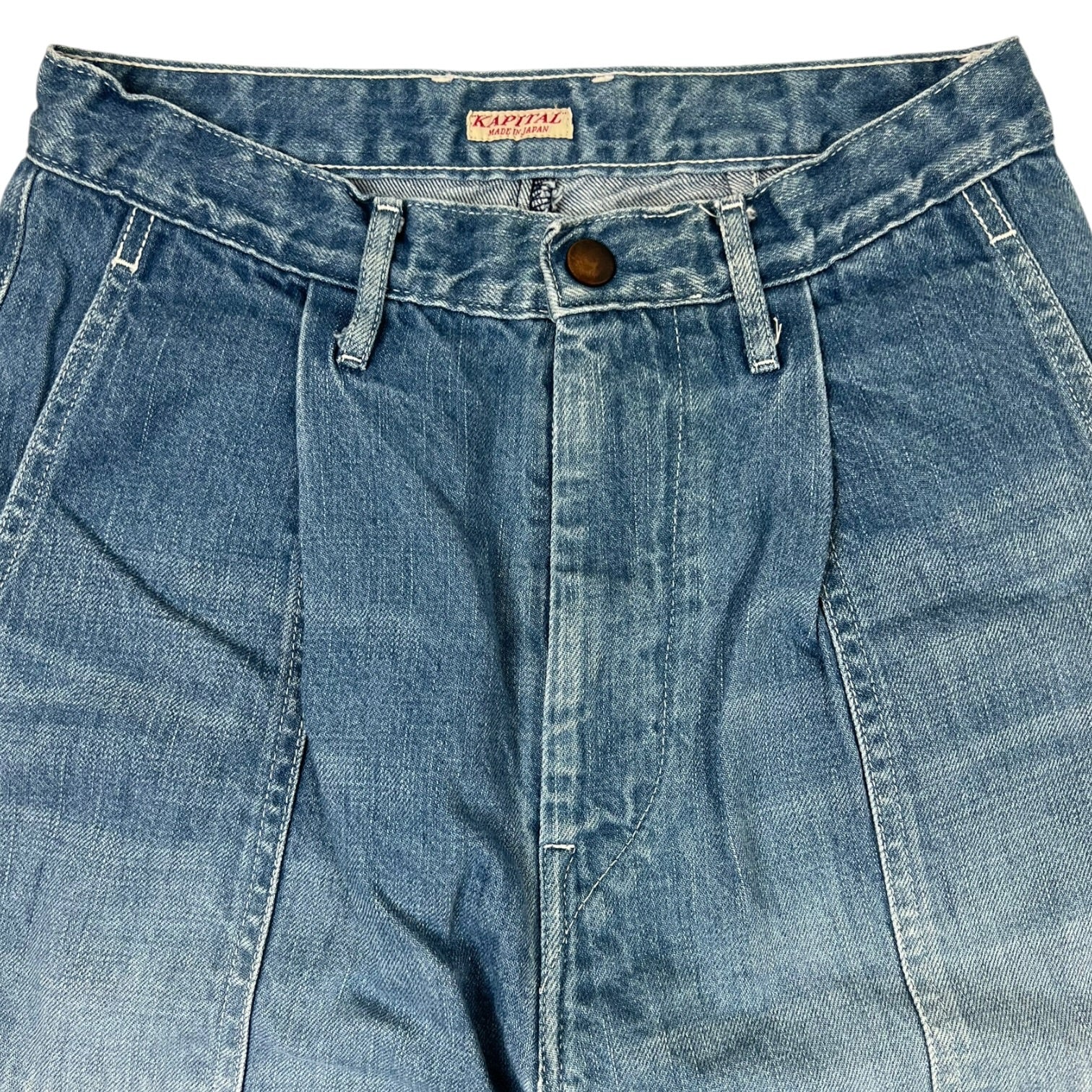 Kapital 11.5Oz Denim High Waist Monroe Dakota Pants