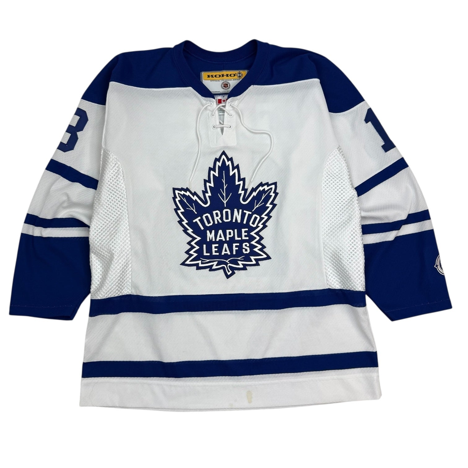 Vintage KOHO Toronto Maple Leafs Alyn McCauley Away Jersey White