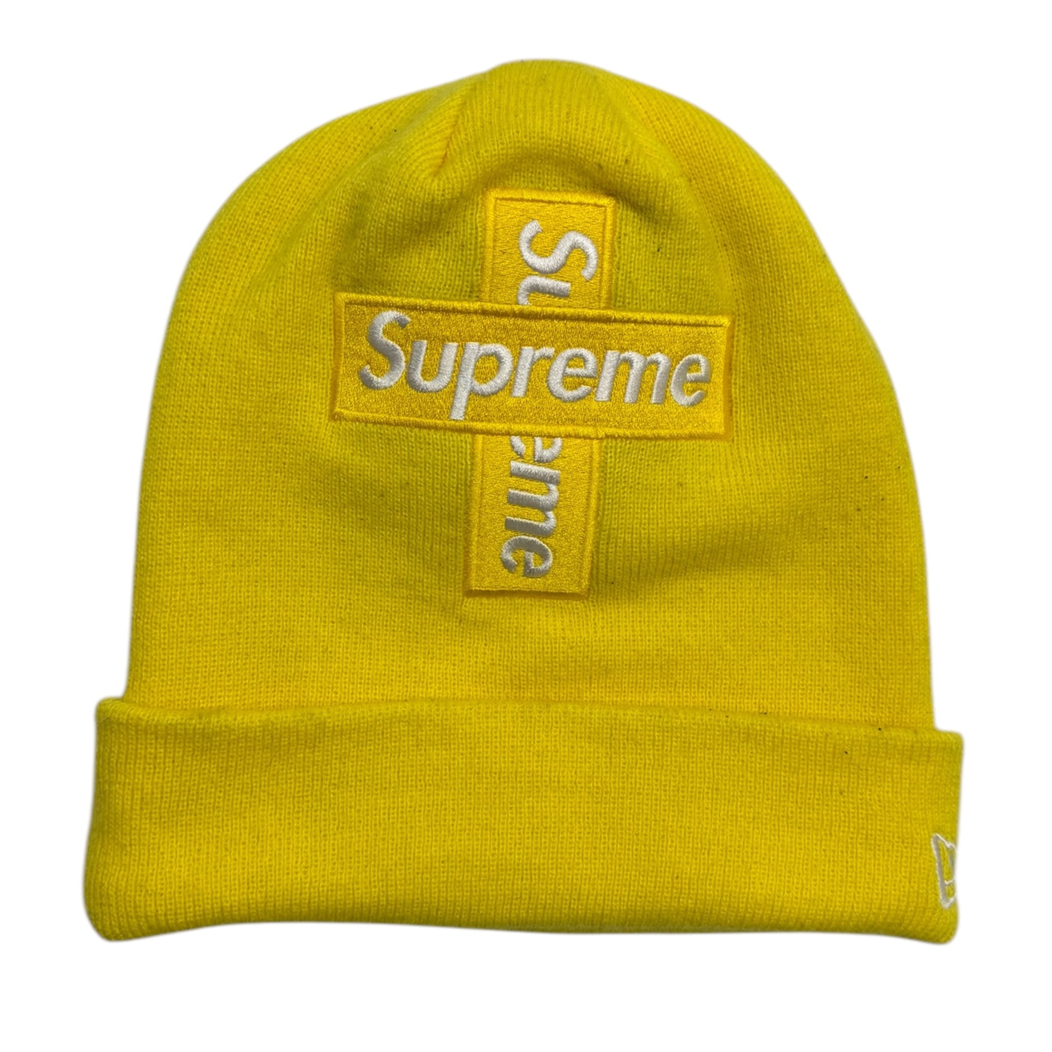 Supreme New Era Cross Box Logo Beanie