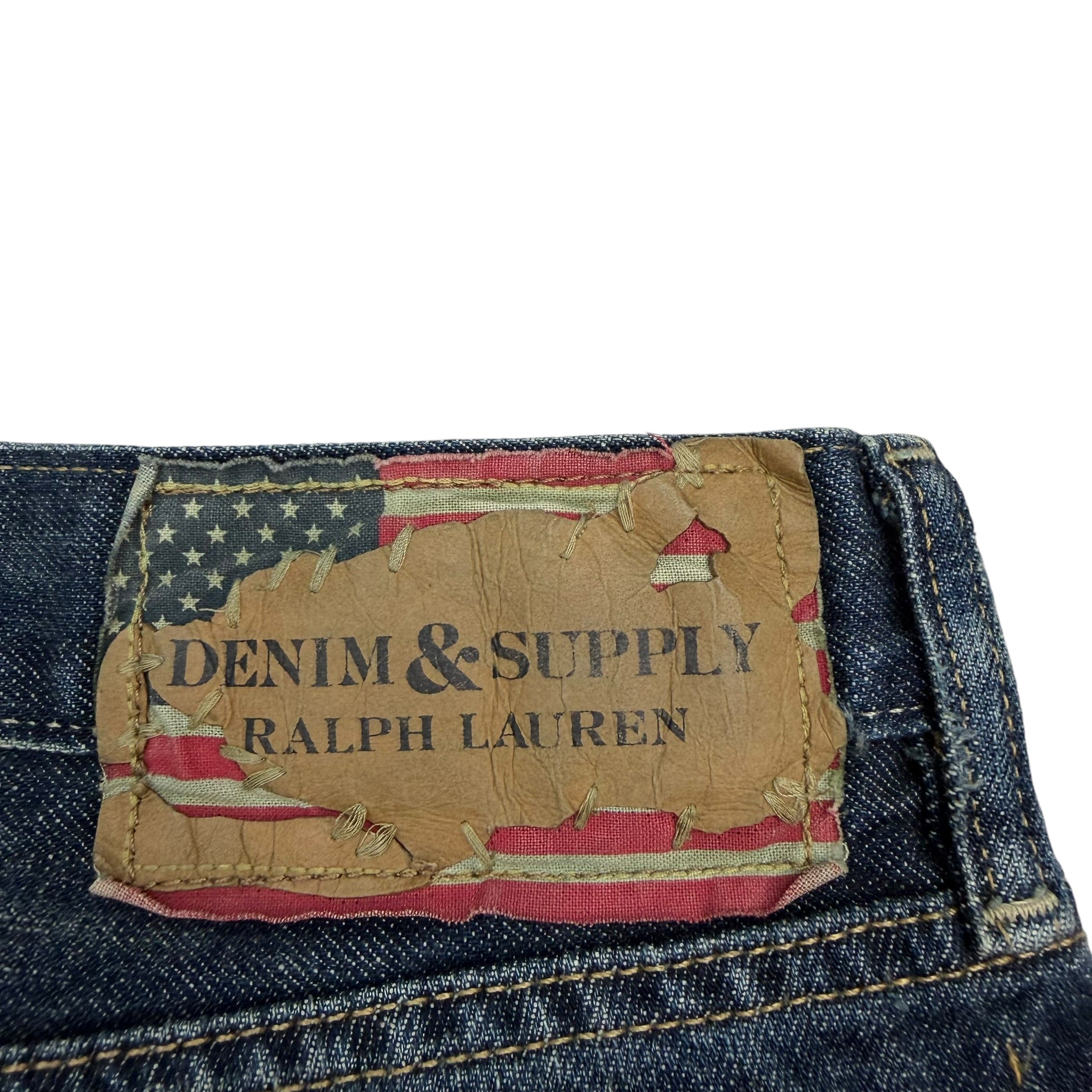 Denim & Supply Ralph Lauren Slouch Fit Dark Wash Jeans Blue