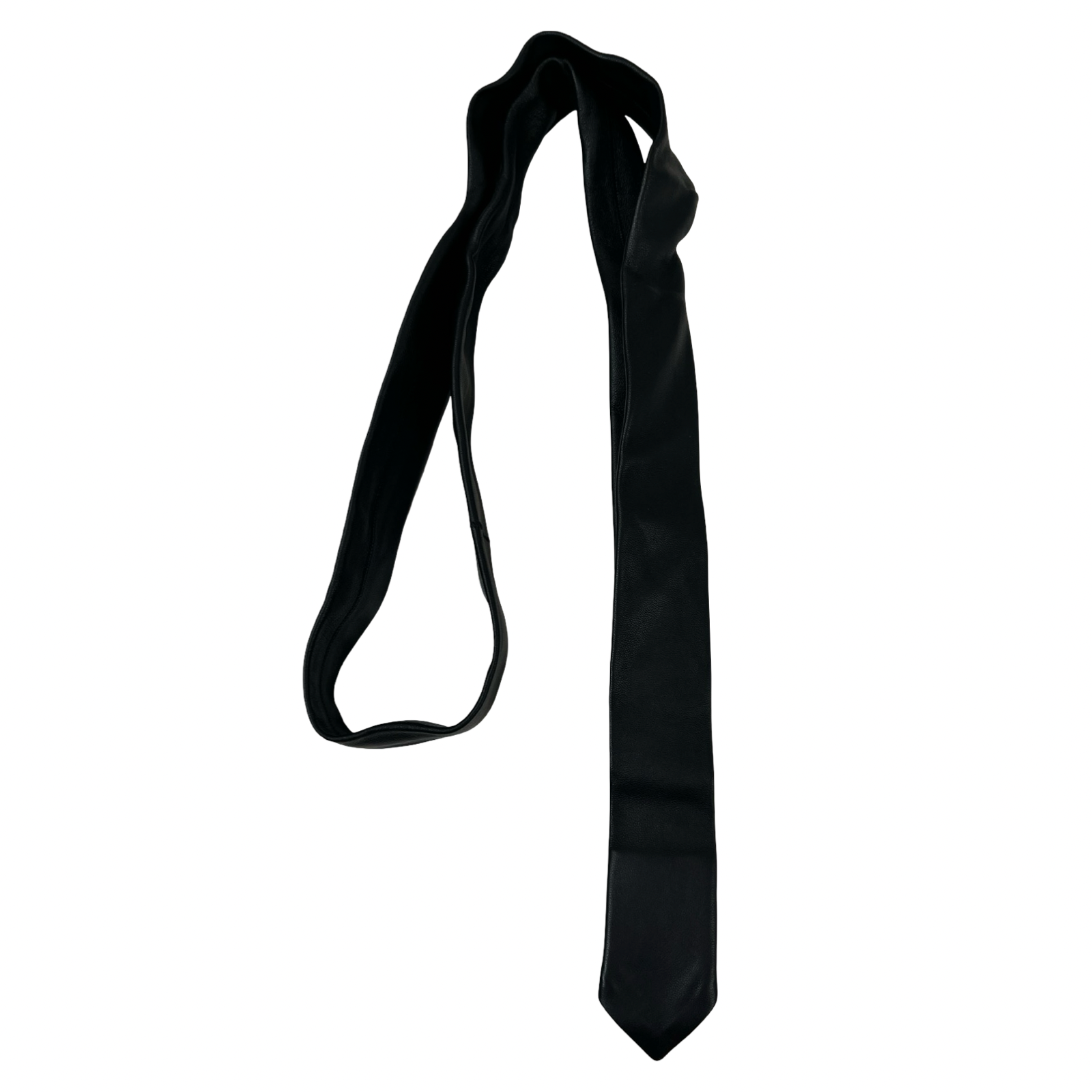 Stussy Leather Tie Black