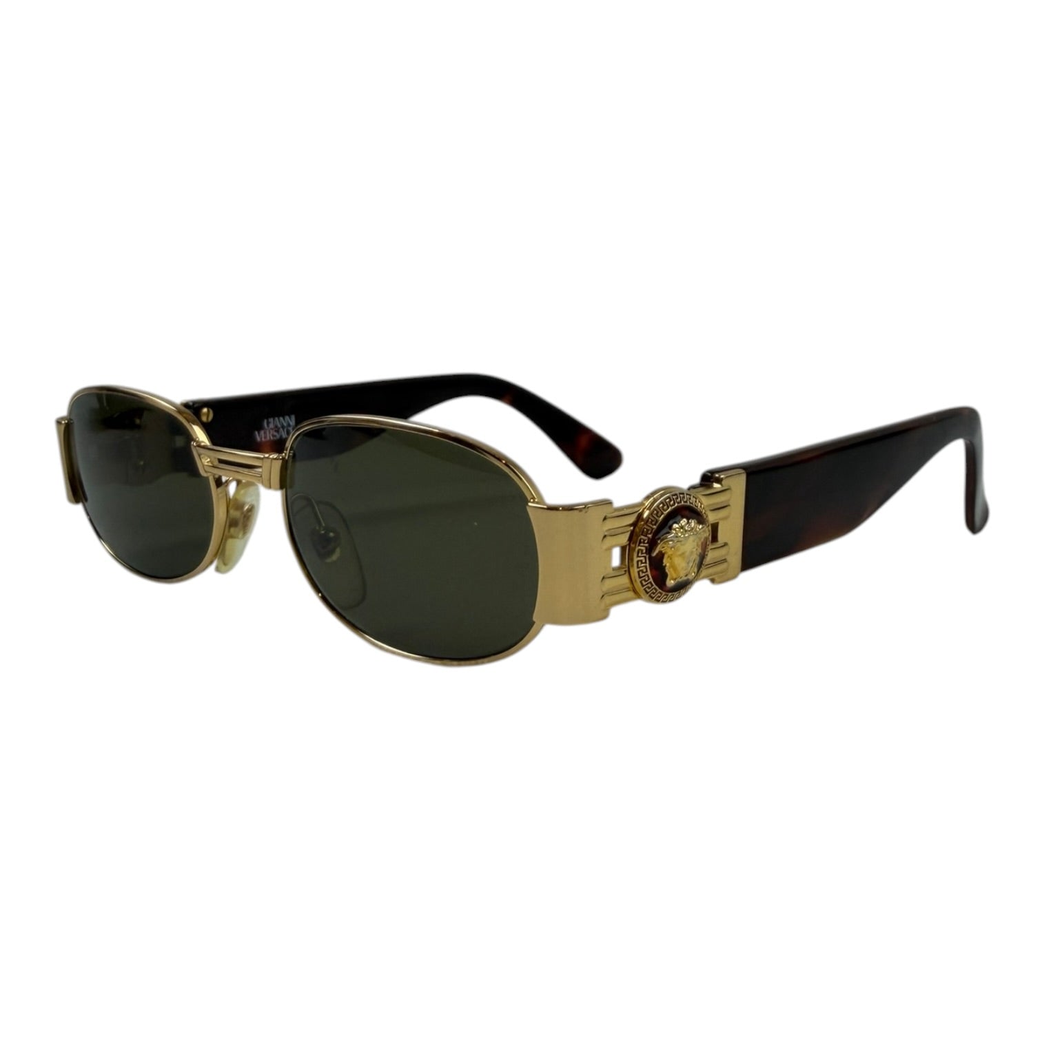 Vintage Gianni Versace Mod S70 Sunglasses Black