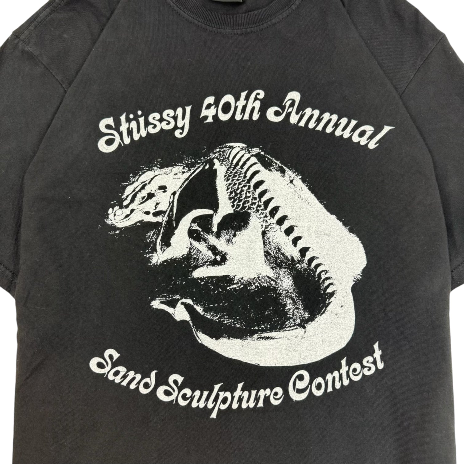 Stüssy 40th Annual Sand Sculpture Contest T-Shirt Black