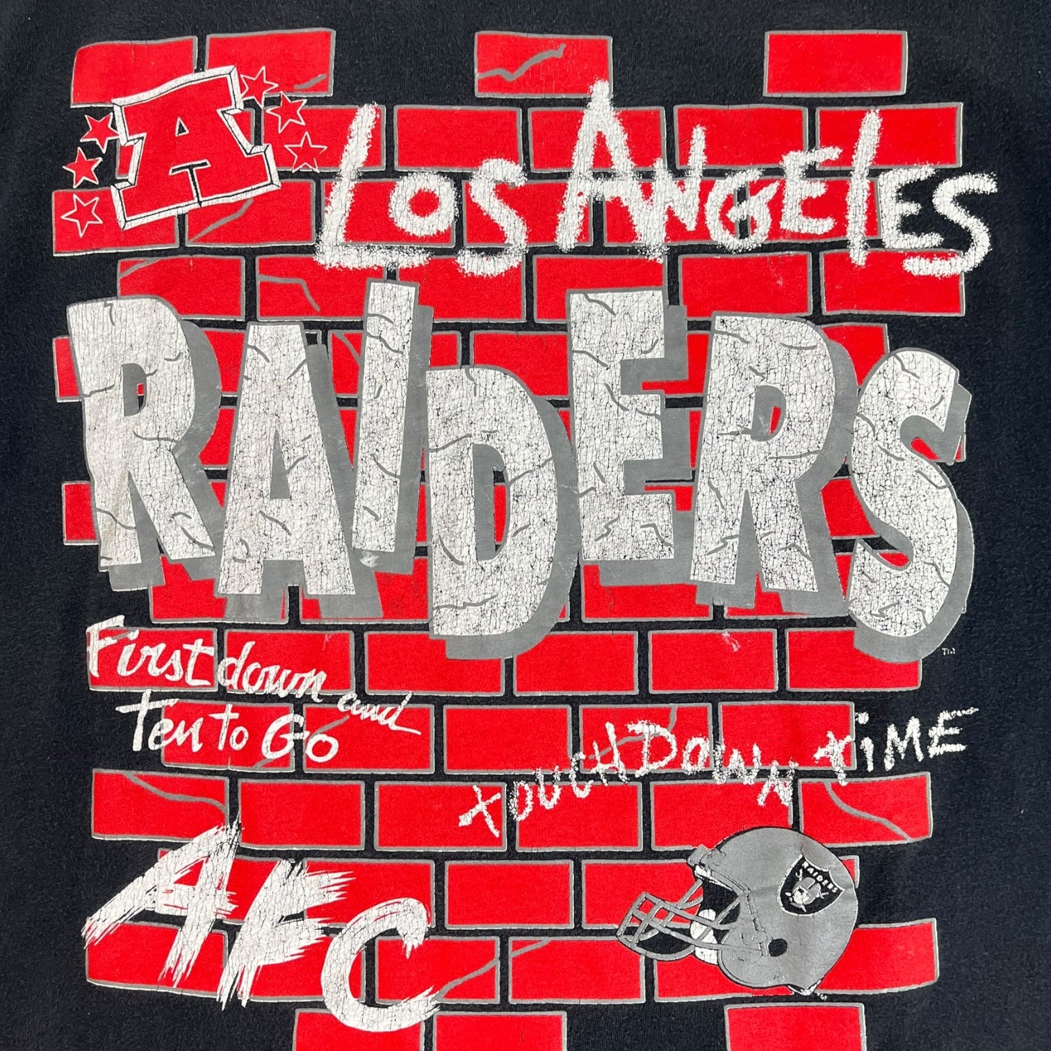 Vintage NFL LA Raiders T-Shirt Black