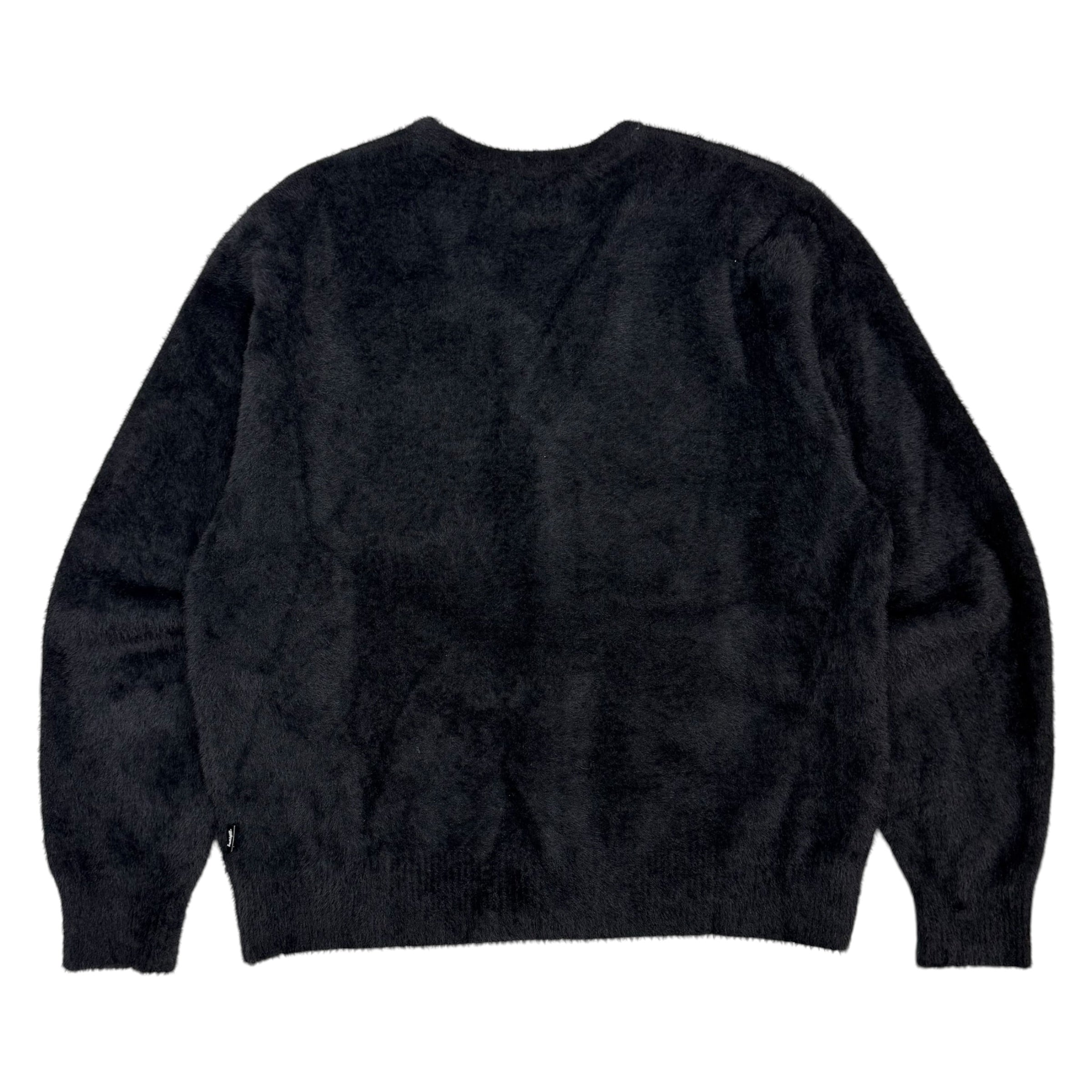 Stussy Shaggy Cardigan Black