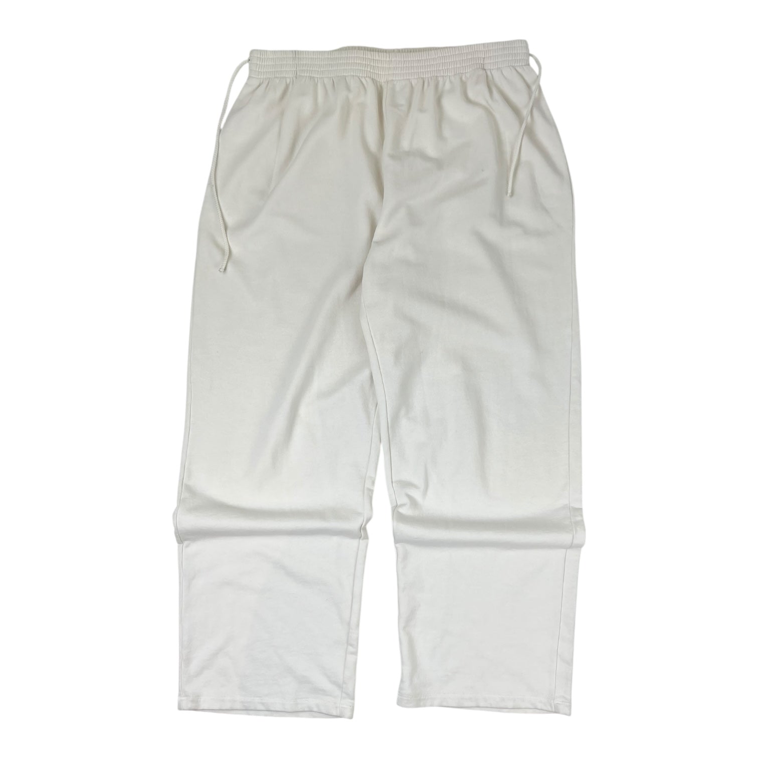 Maison Margiela Straight-Leg Organic Cotton Lounge Pants White