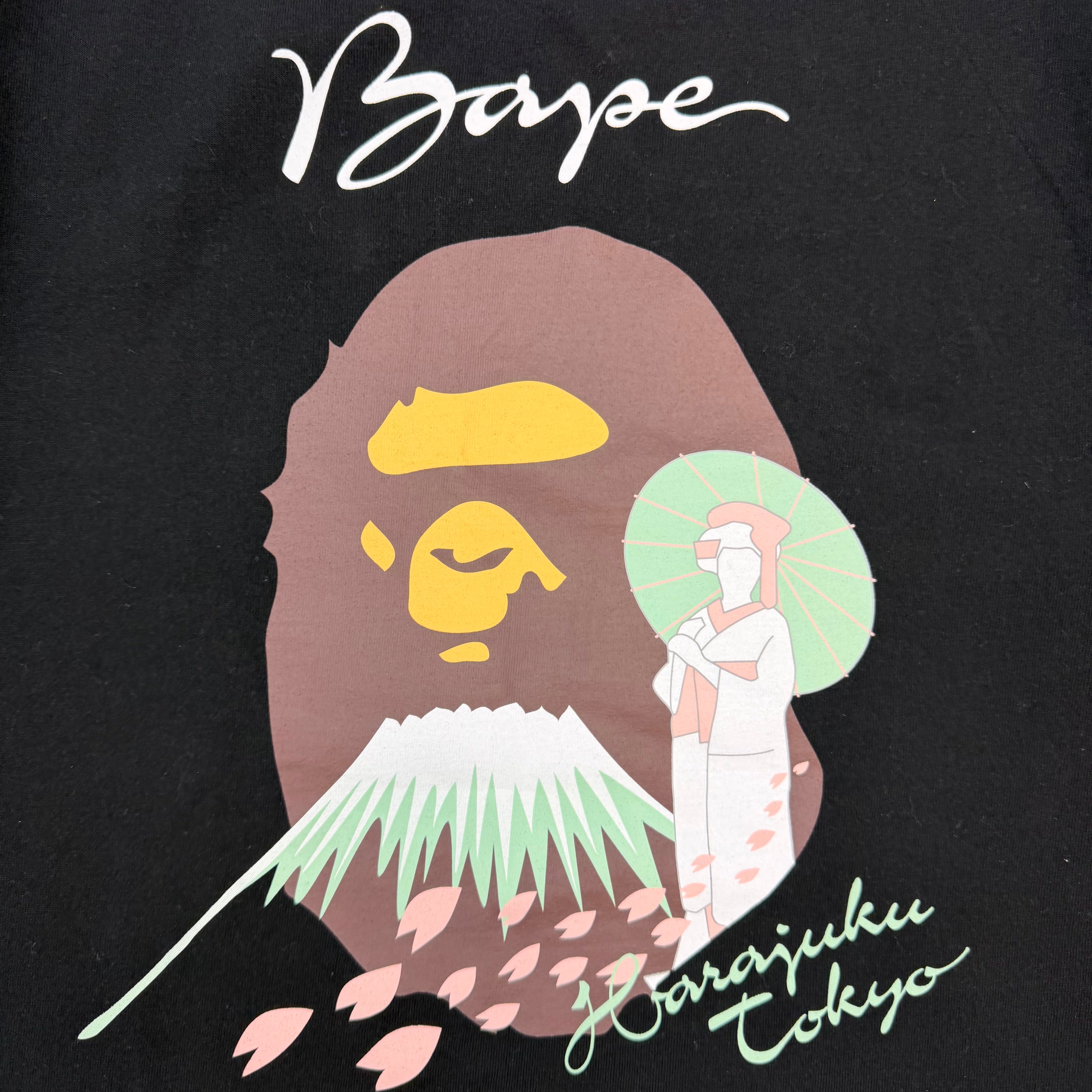 Bape Japan Harajuku Tokyo Tee Black