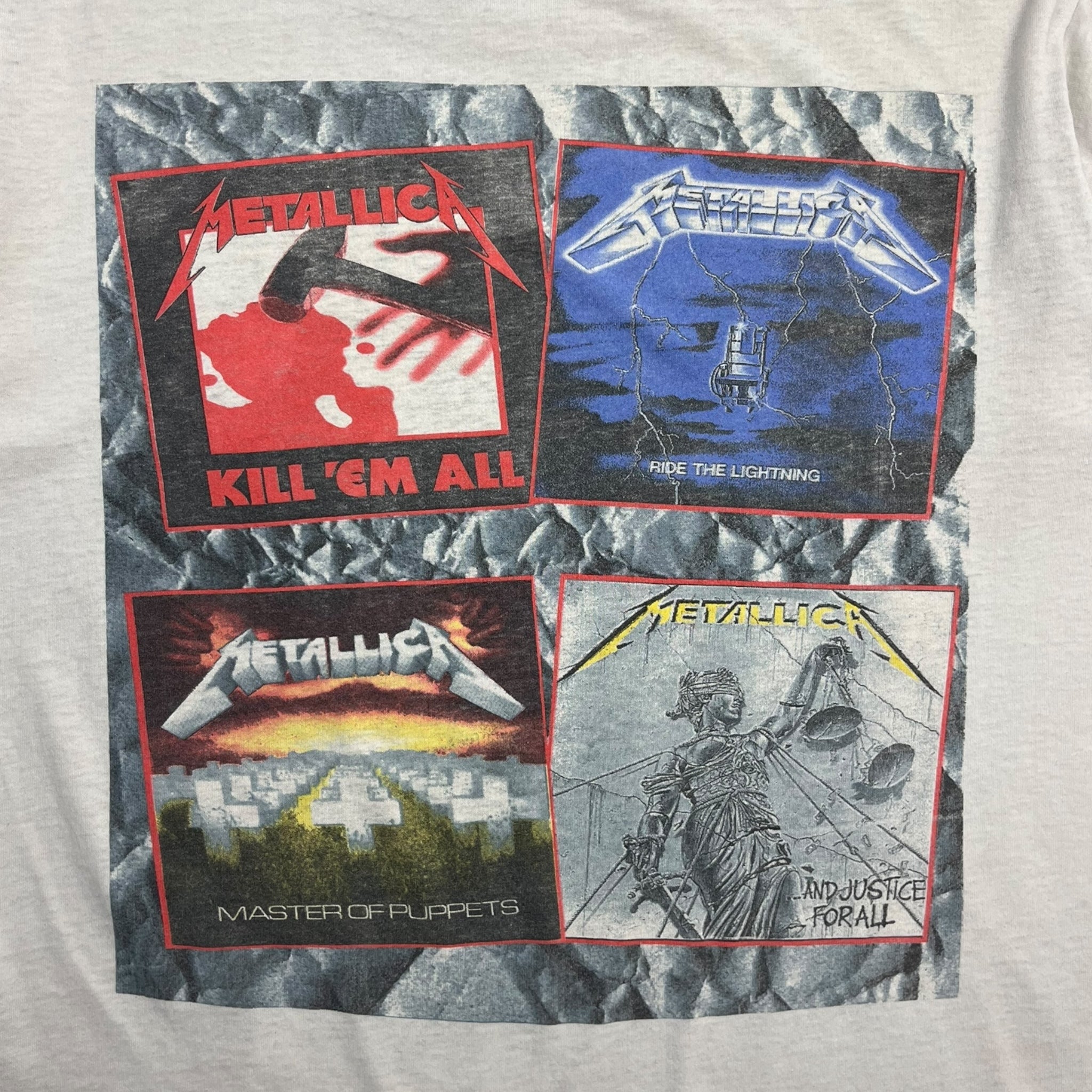 1988 Metallica "And Justice For All" Album Cover T-Shirt