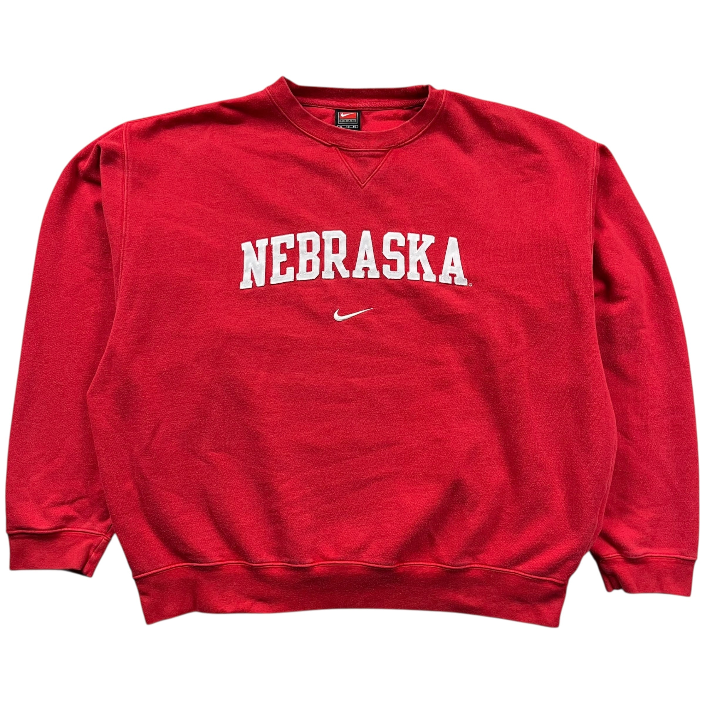 Vintage Nike Nebraska Crewneck Red
