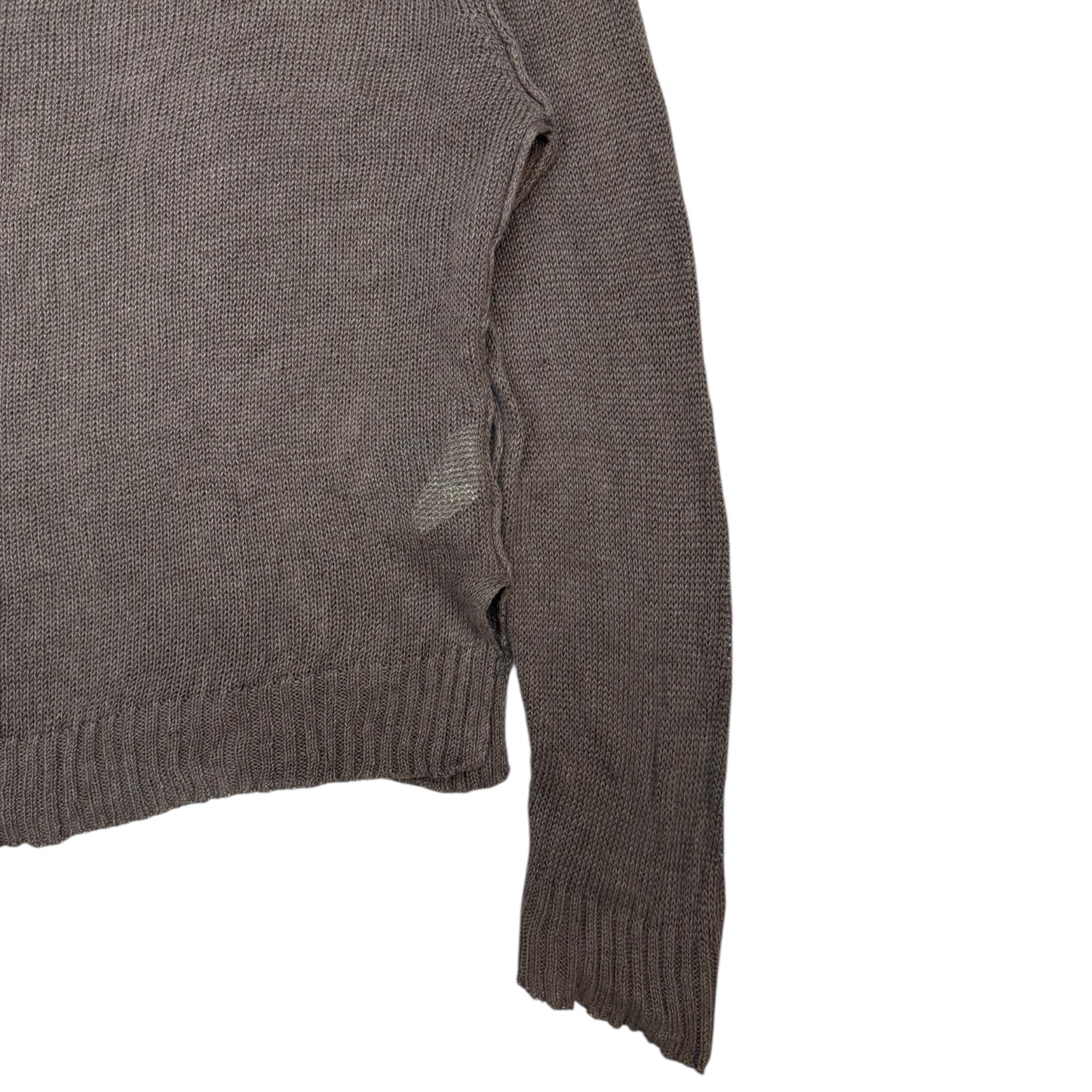 Our Legacy Acre Linen Sweater Brown