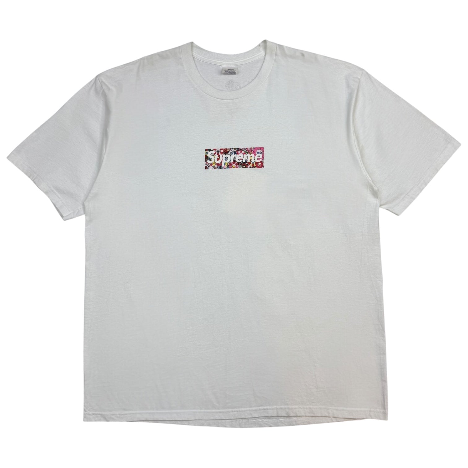 Supreme Takashi Murakami Covid-19 Relief Box Logo Tee White