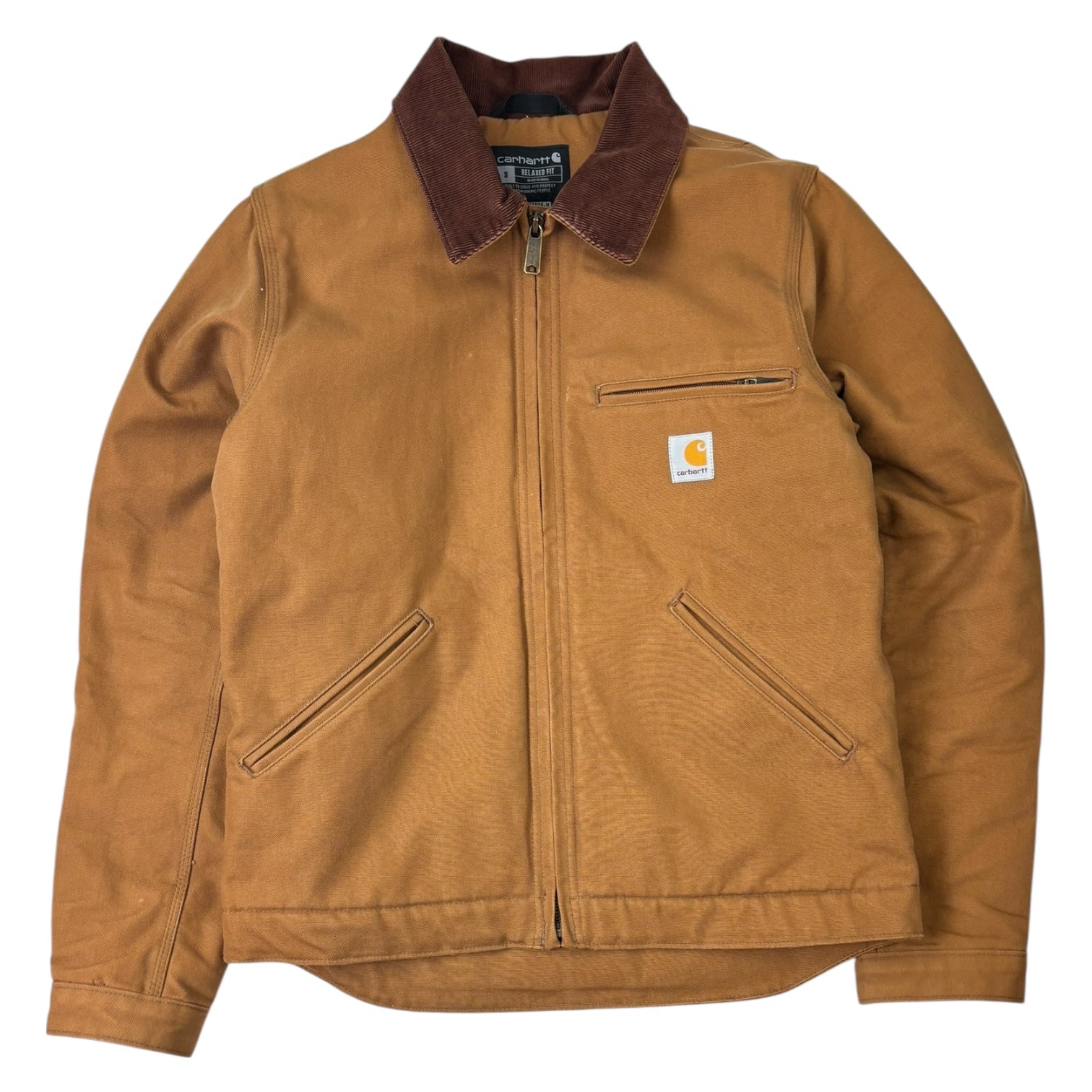 Vintage Carhartt Relaxed Fit Detroit Jacket Tan