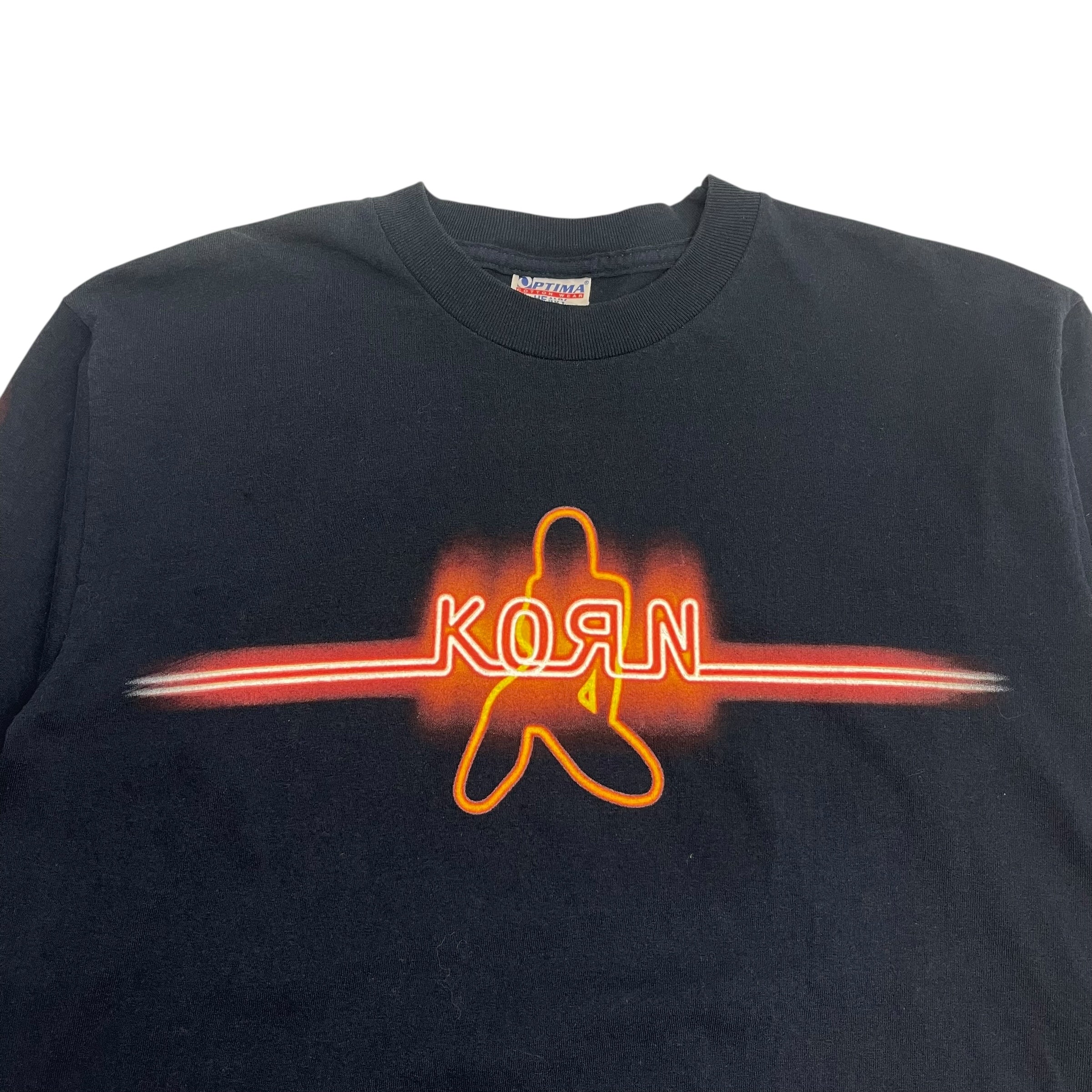 Vintage Korn Babe On Knees Longsleeve T-Shirt Navy