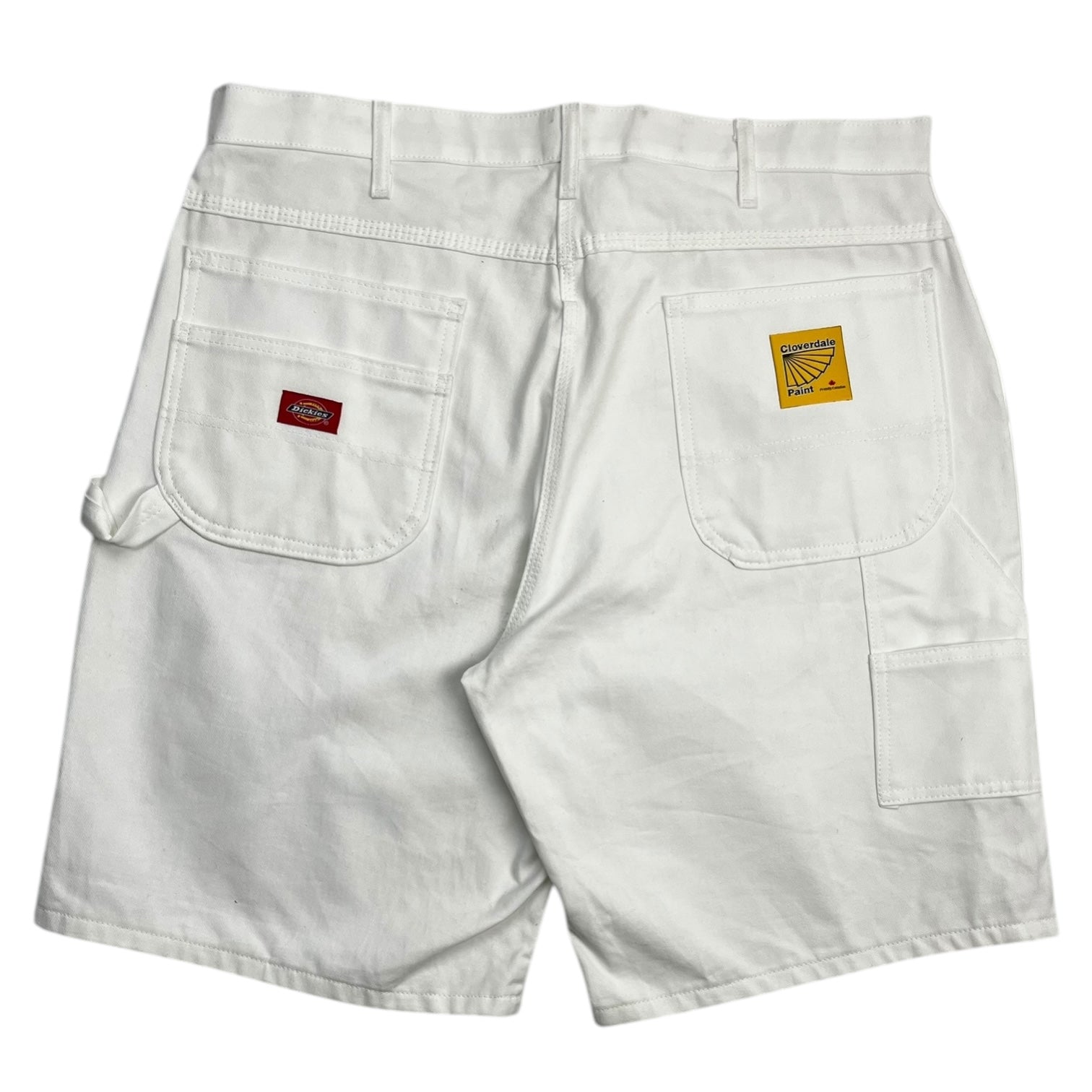 Vintage Dickies Carpenter Jorts White