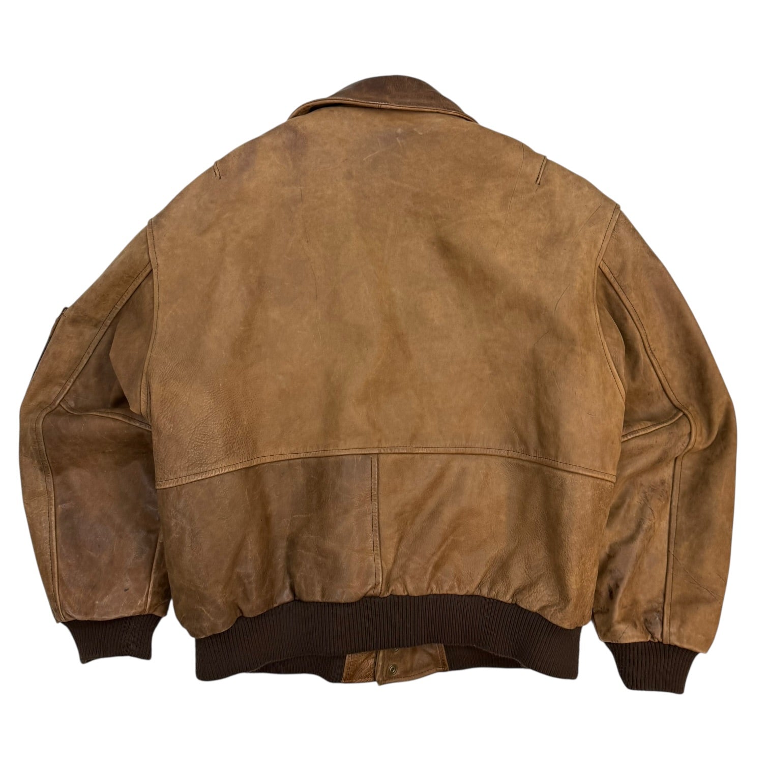 Vintage Peerless Garments Leather Flight Jacket Brown