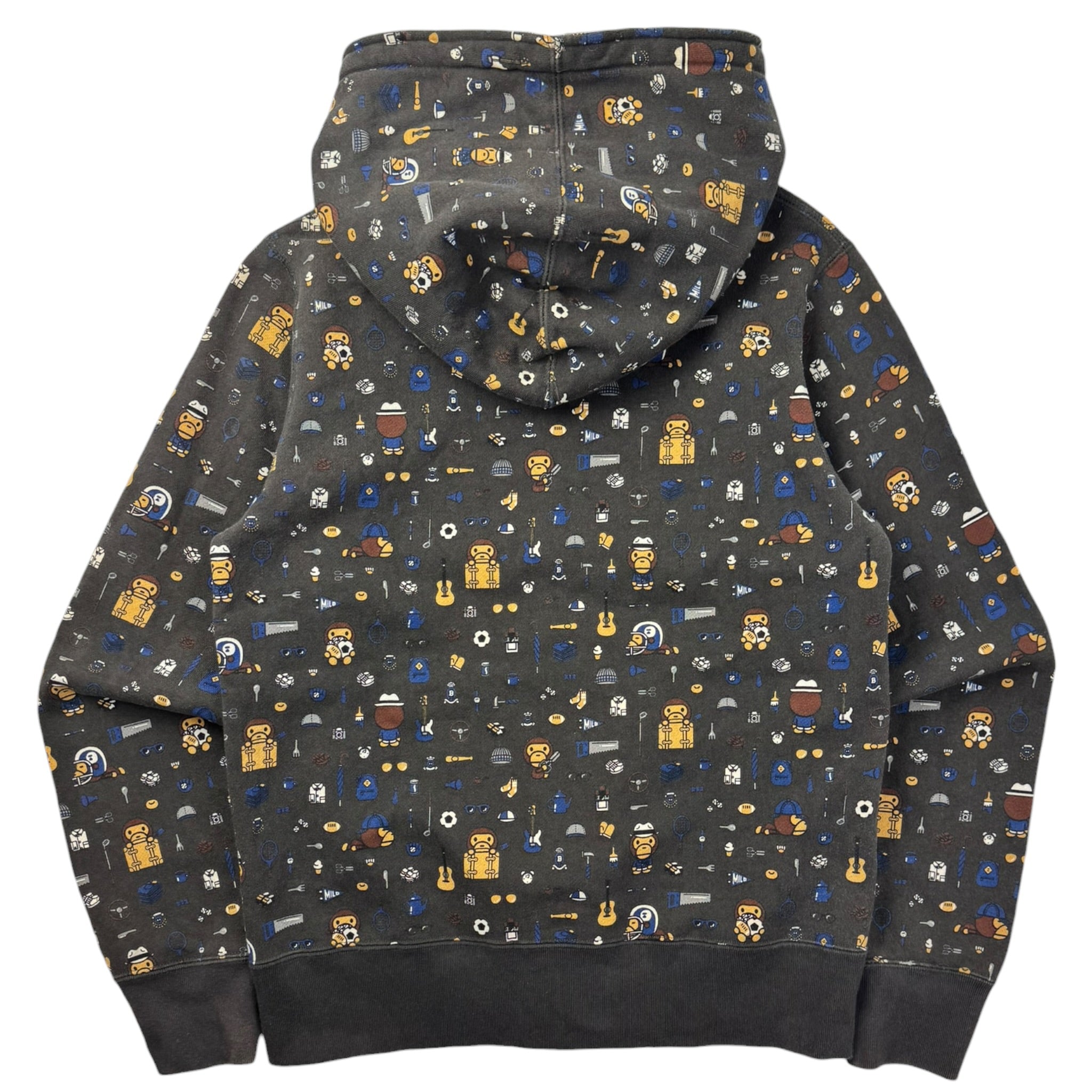 A Bathing Ape Baby Milo All Over Print Zip Up Hoodie
