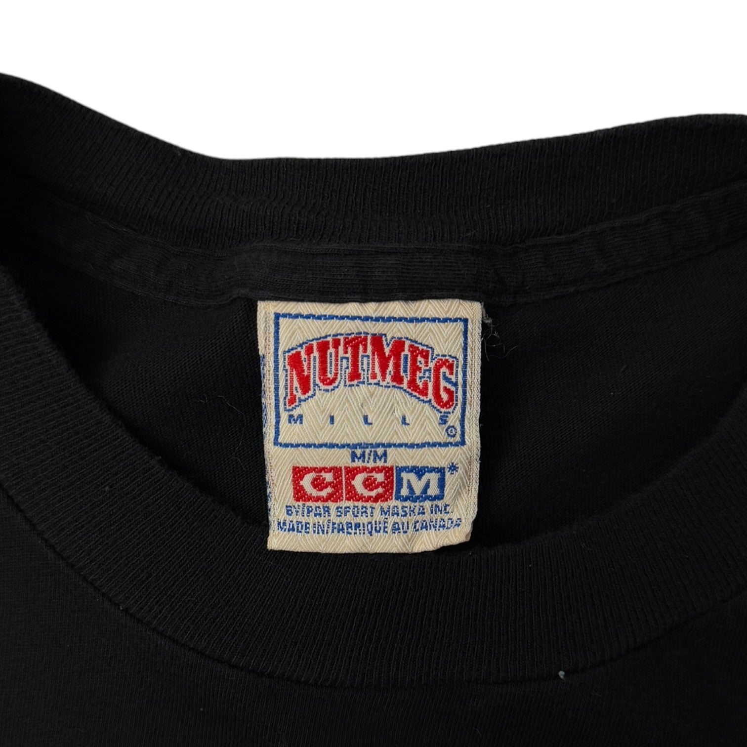 Vintage Montreal Canadiens Nutmeg T-Shirt Black