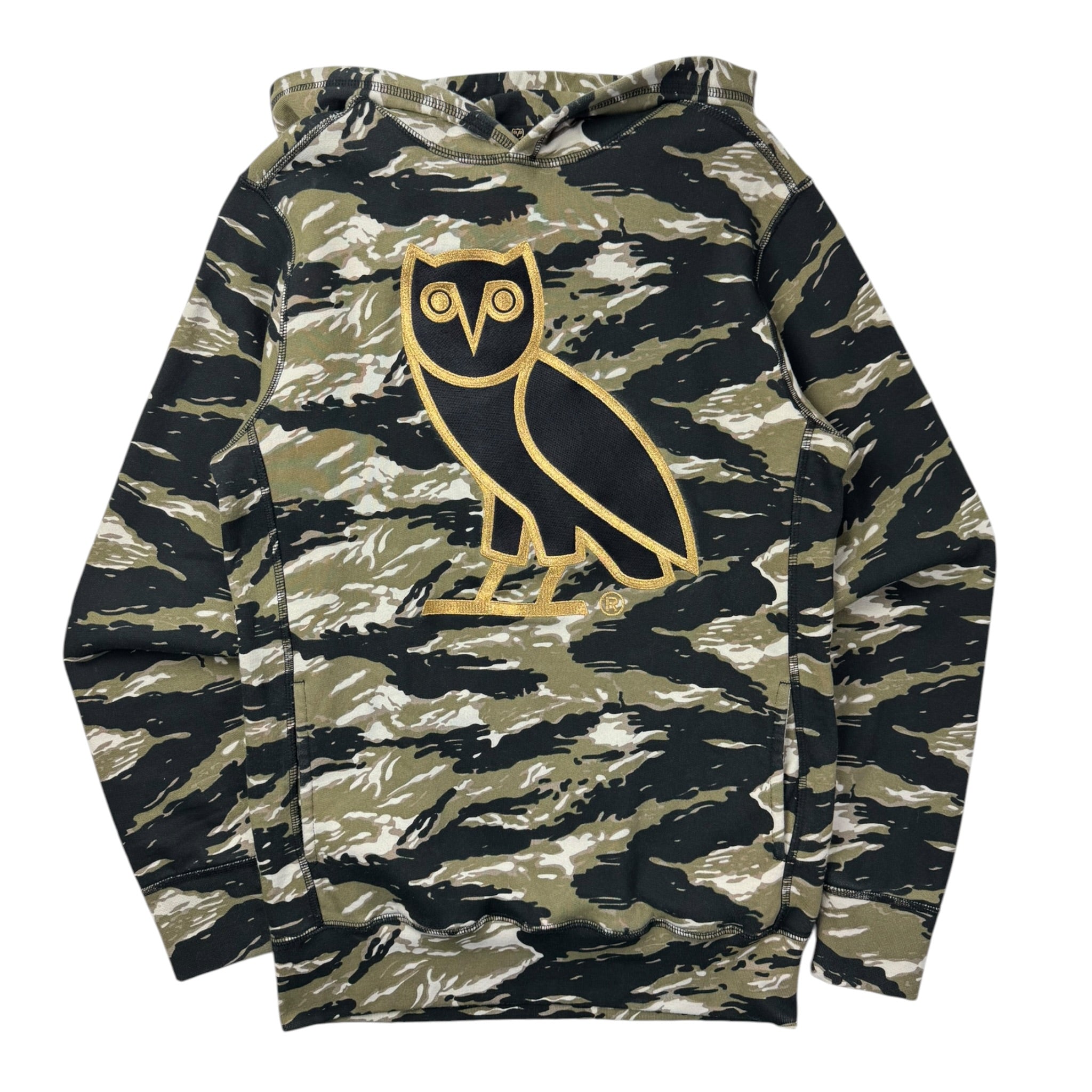 OVO Embroidered Big Logo Hoodie Camo