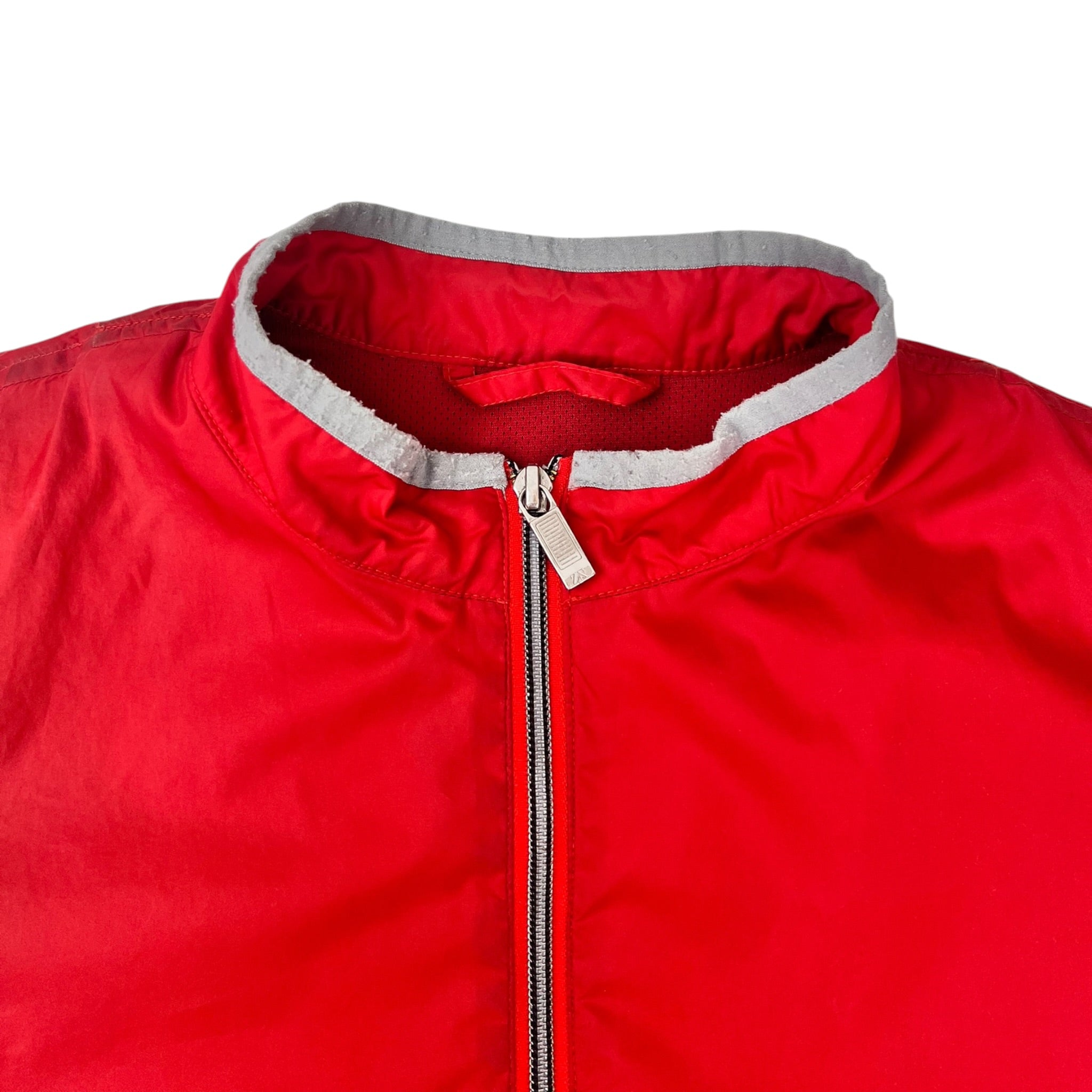 Zegna Sport Windbreaker Lightweight Shell Red