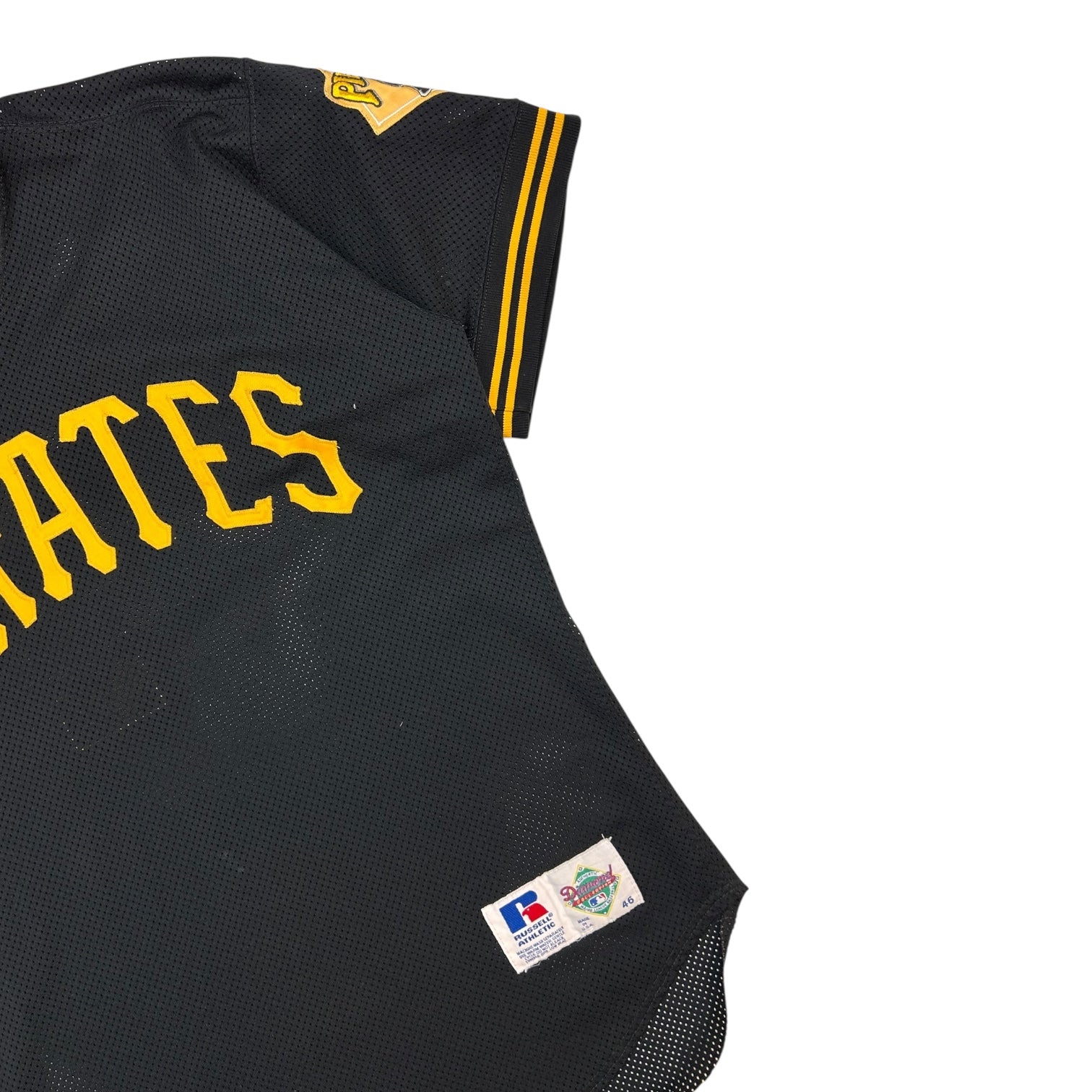 Vintage Russel Pittsburgh Pirates Jersey Black/Yellow