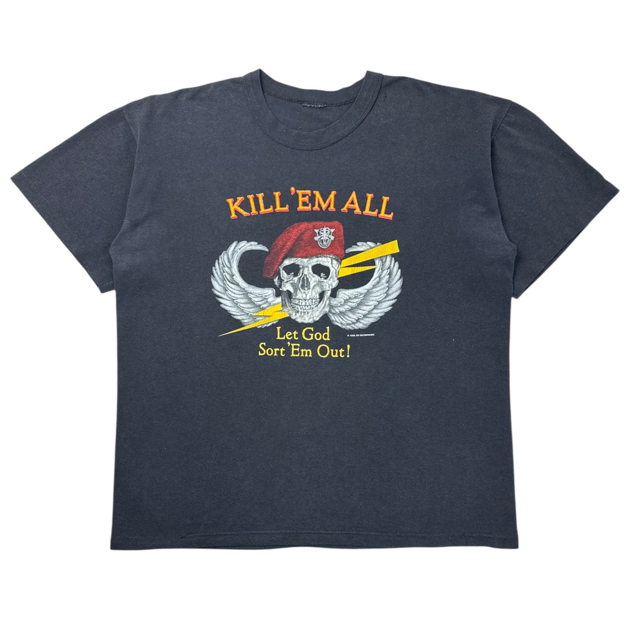 1986 Kill ‘Em All Let God Sort ‘Em Out T-Shirt