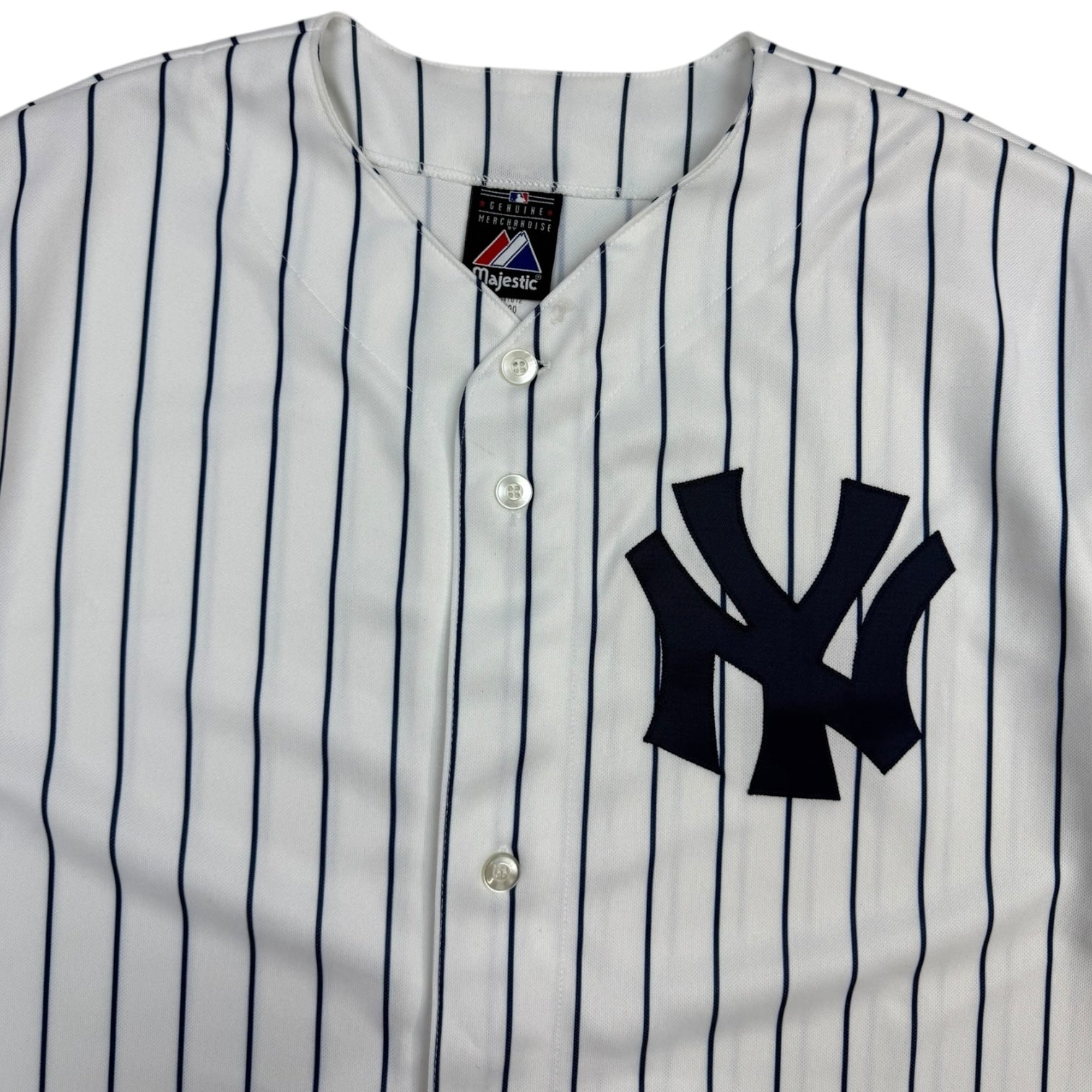 Vintage New York Yankees Pinstripe Jersey White