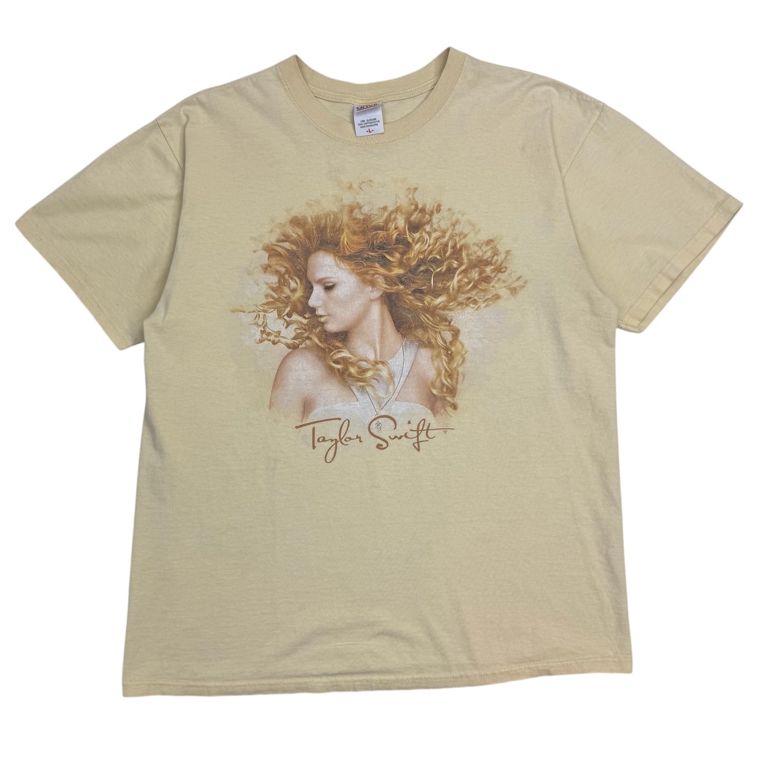 2009 Taylor Swift Fearless Tour Tee Yellow
