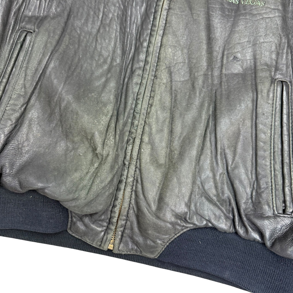 Vintage Planet Hollywood Las Vegas Leather Jacket Black