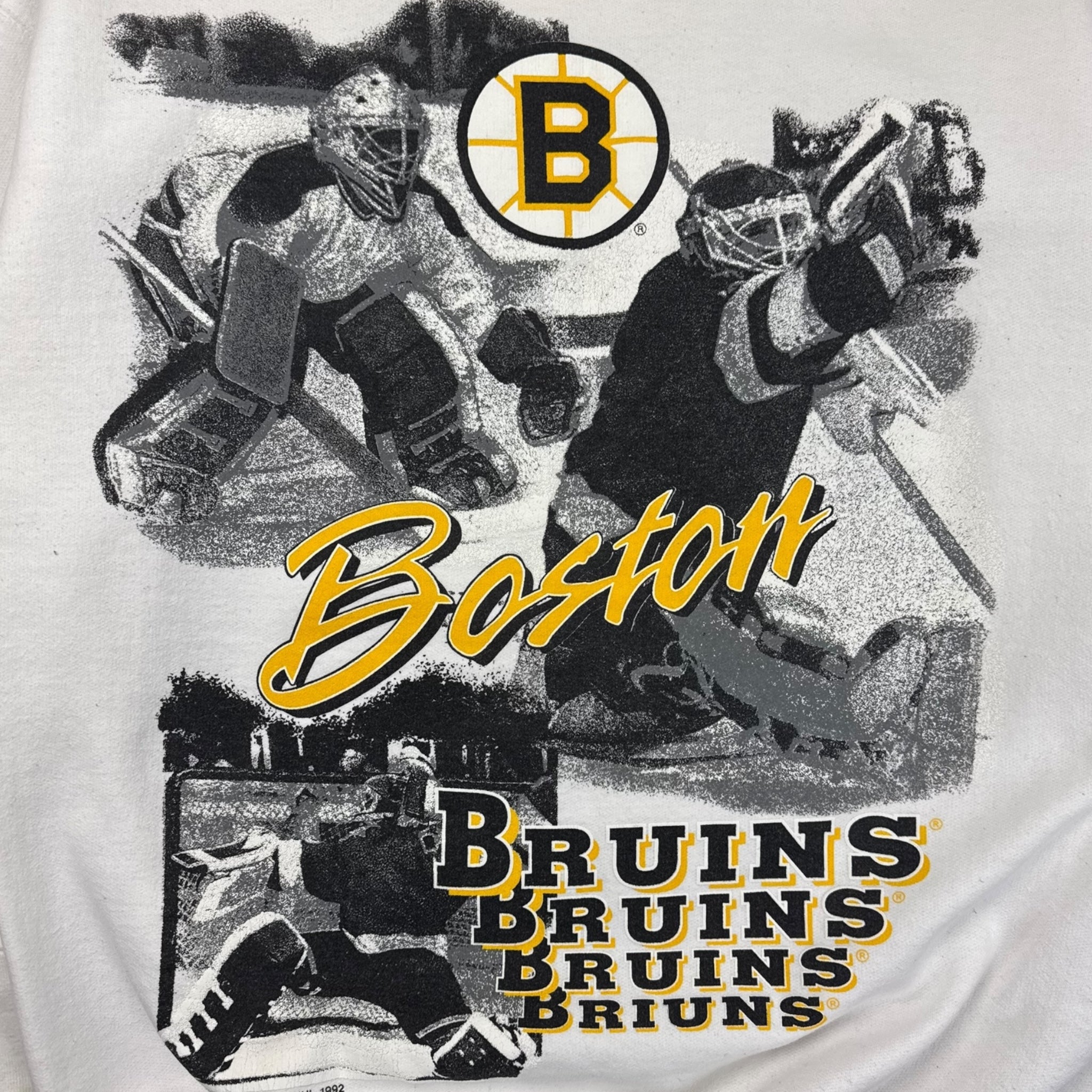1992 Boston Bruins Bulletin Crew Neck