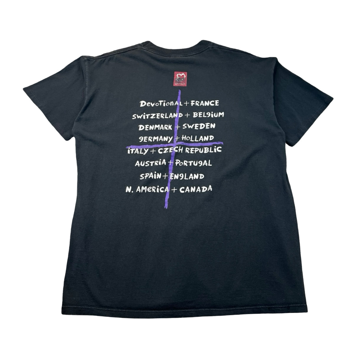 Vintage Depeche Mode Devotional Tour T-Shirt Black