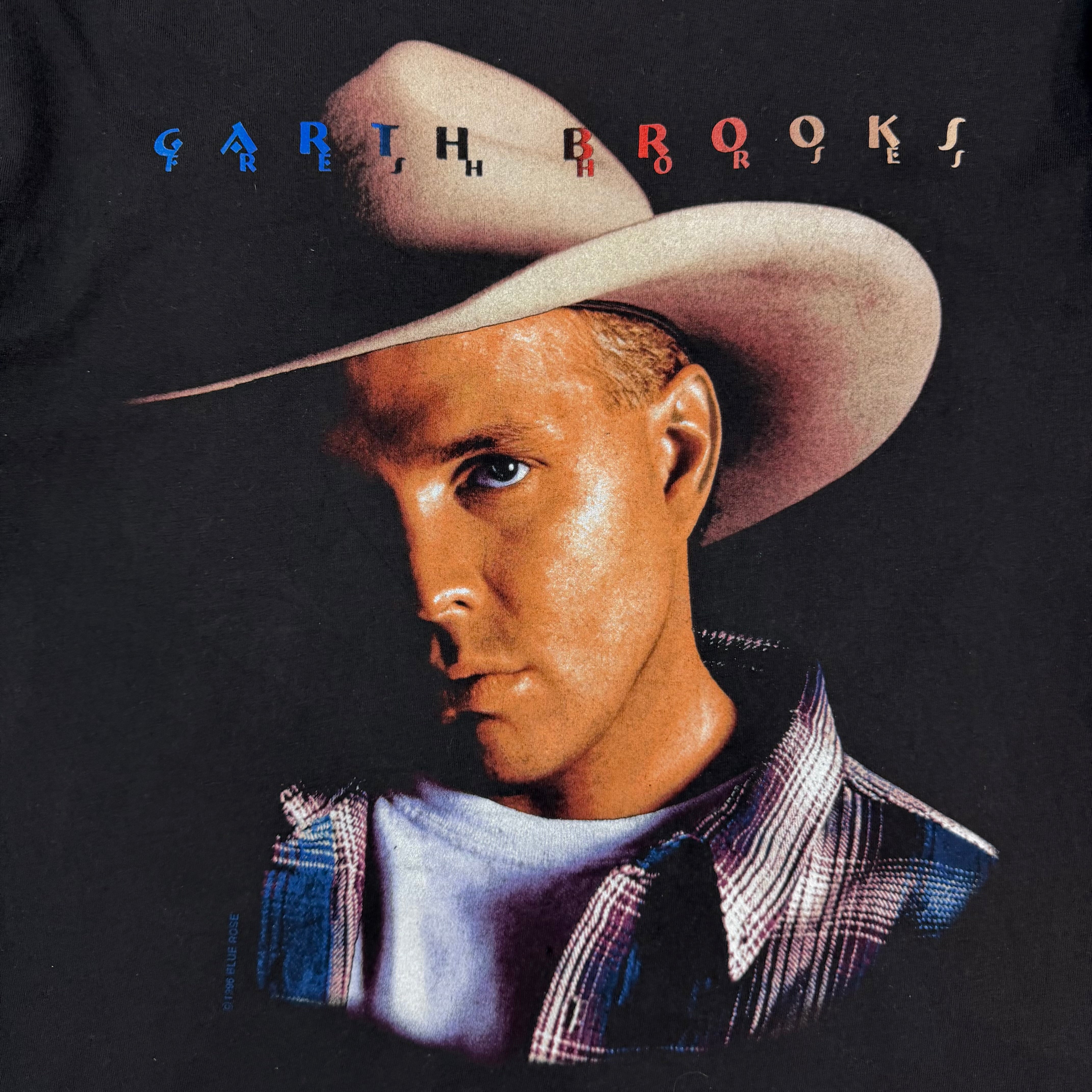 1996 Garth Brooks Fresh Horses Tour Tee Black