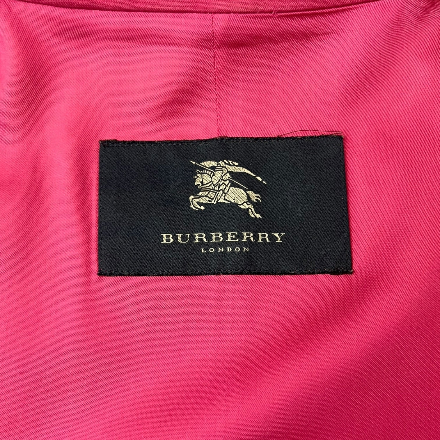 (W) Burberry Trench Coat Pink