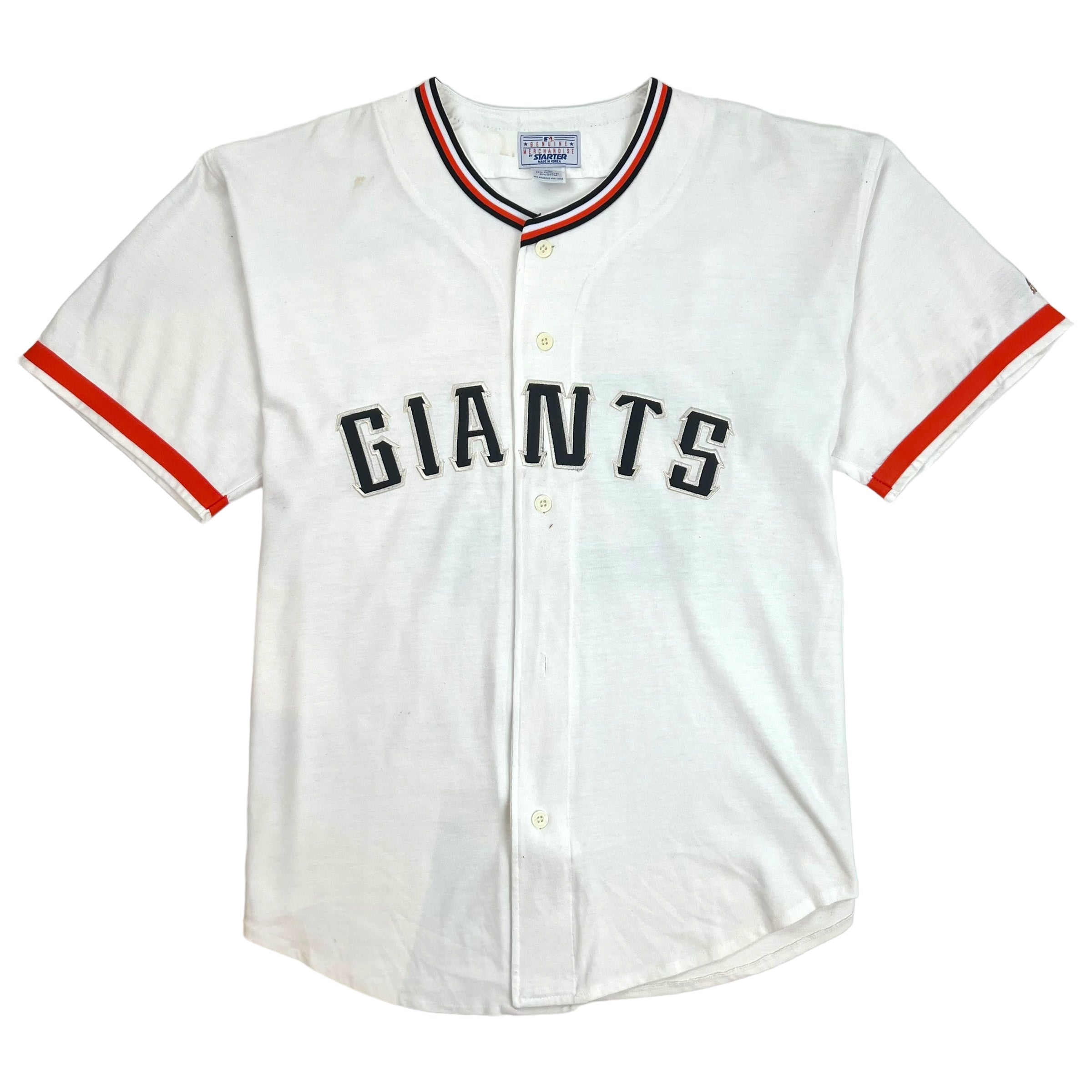 Vintage Starter San Francisco Giants White Baseball Jersey