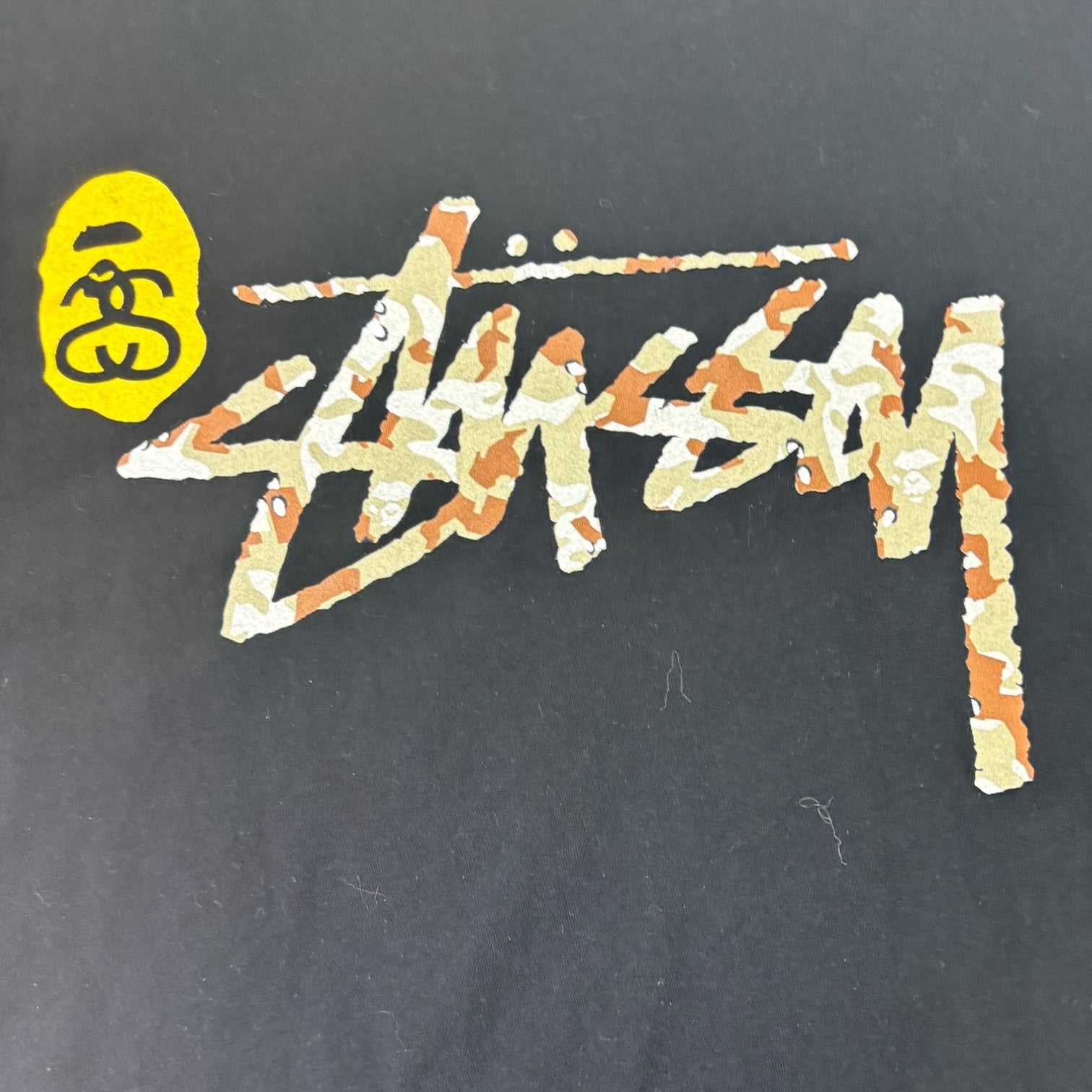 Stussy x BAPE Shark T-Shirt Black