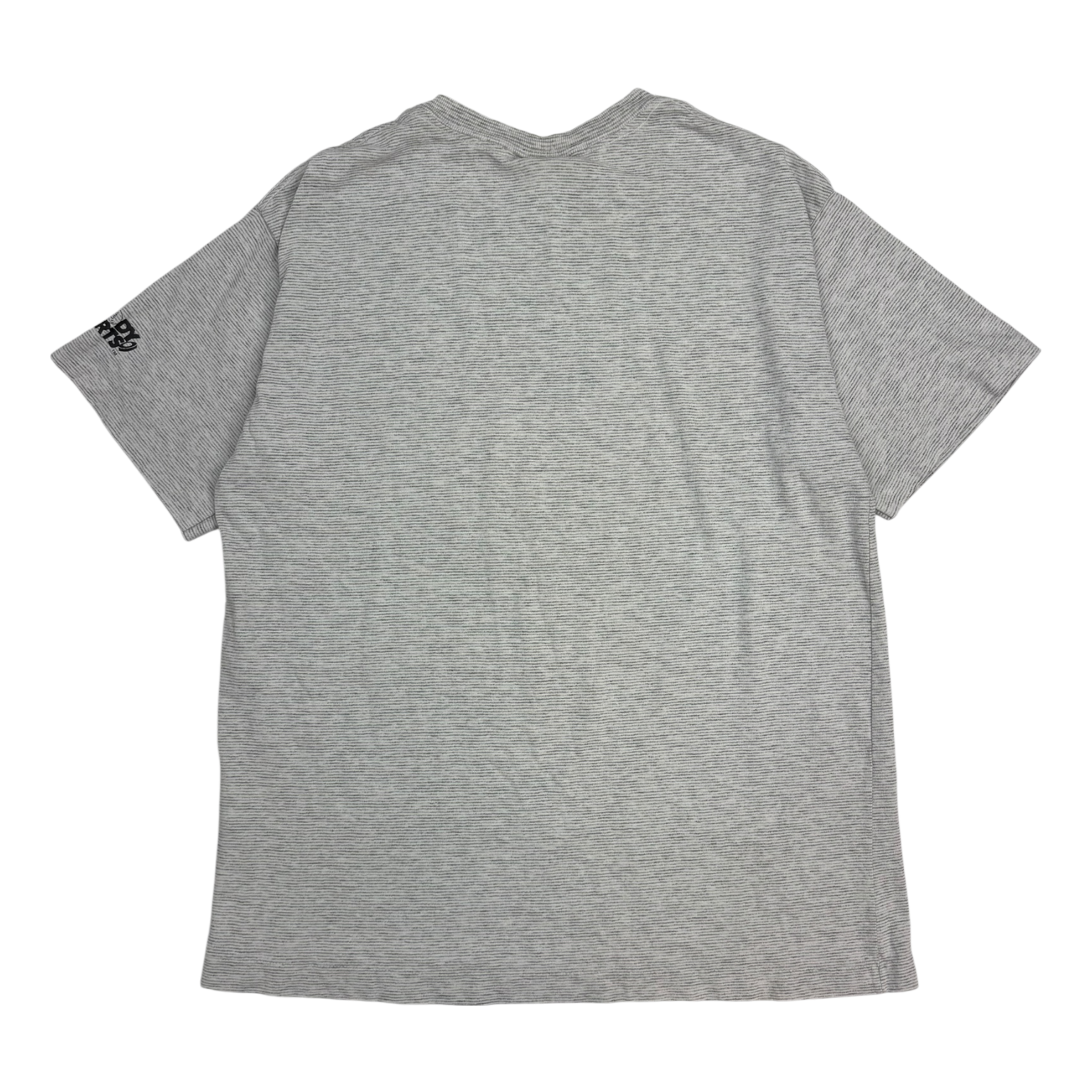 Vintage Edmonton Trappers Striped T-Shirt Grey