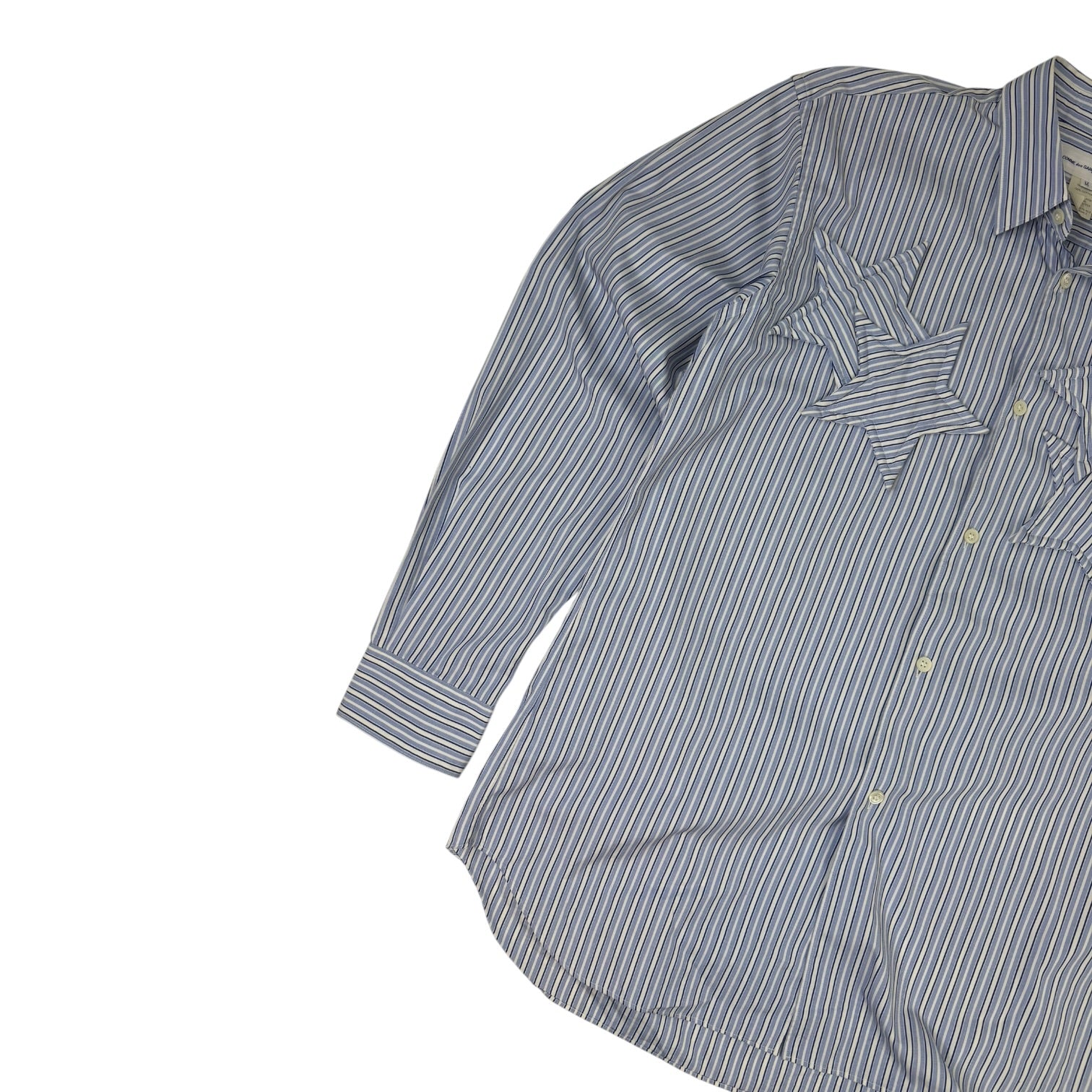 Comme des Garçons 3D Star Button-Up Blue/White