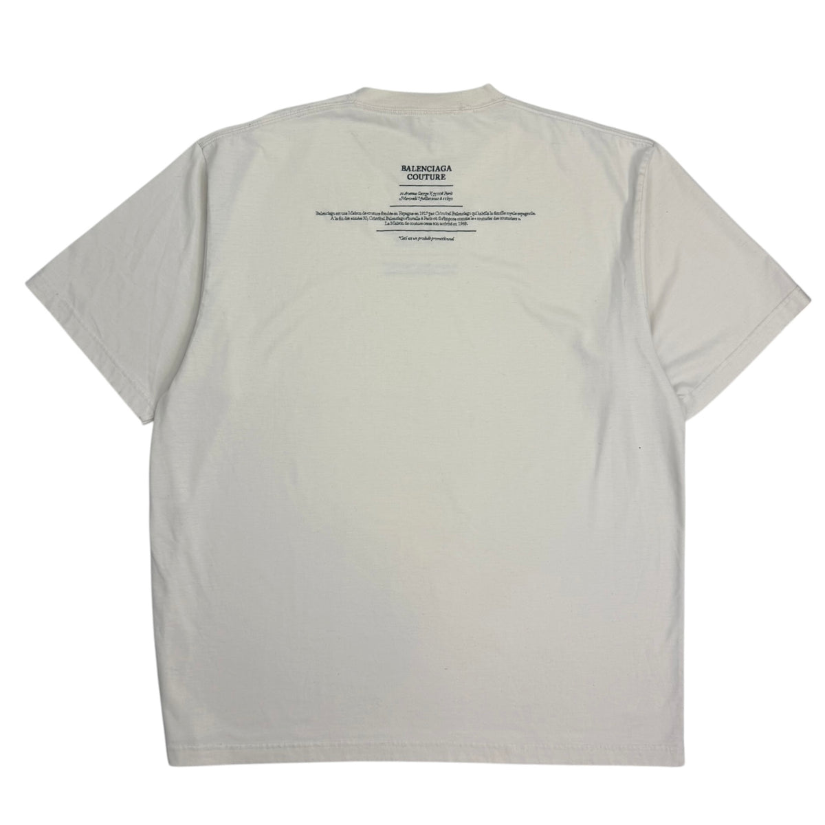 Balenciaga Couture Oversized Tee White