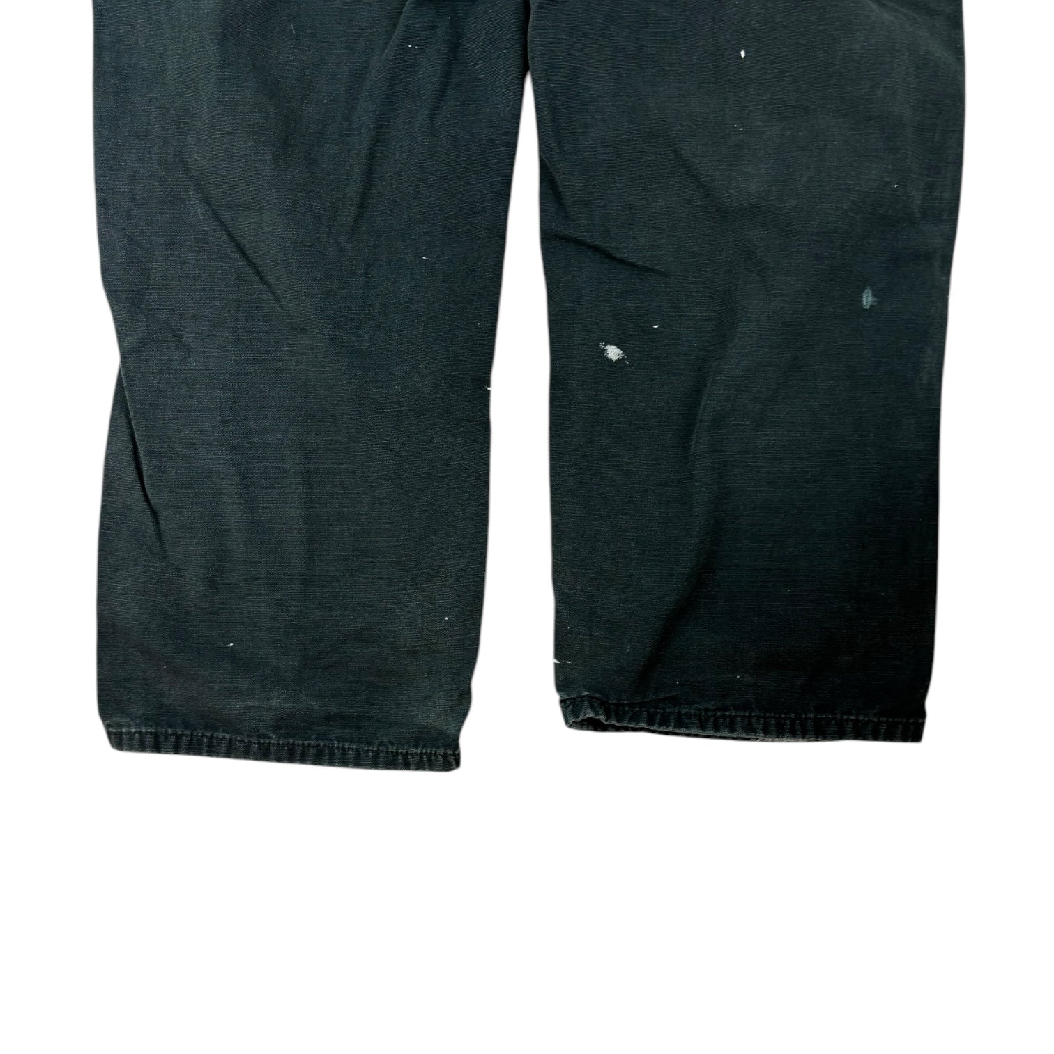 Vintage Carhartt Paint-Splattered Carpenter Pants Black