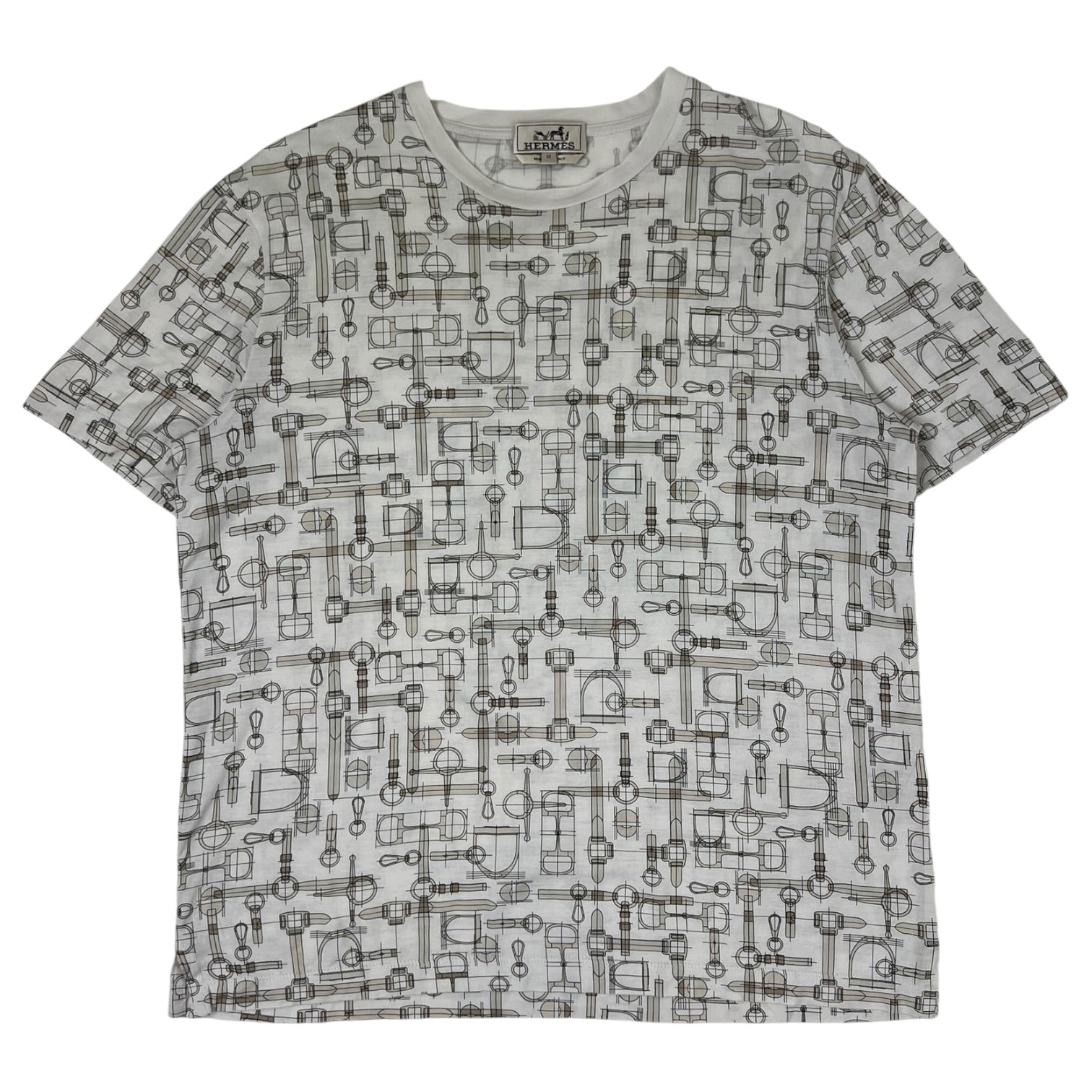 Hermès “Labyrinthe Equestre” Crewneck T-Shirt