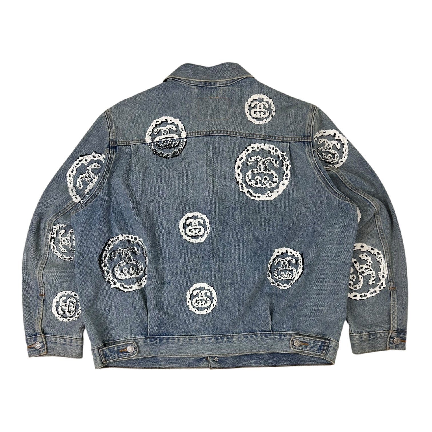Stussy X Denim Tears Denim Jacket Light Wash