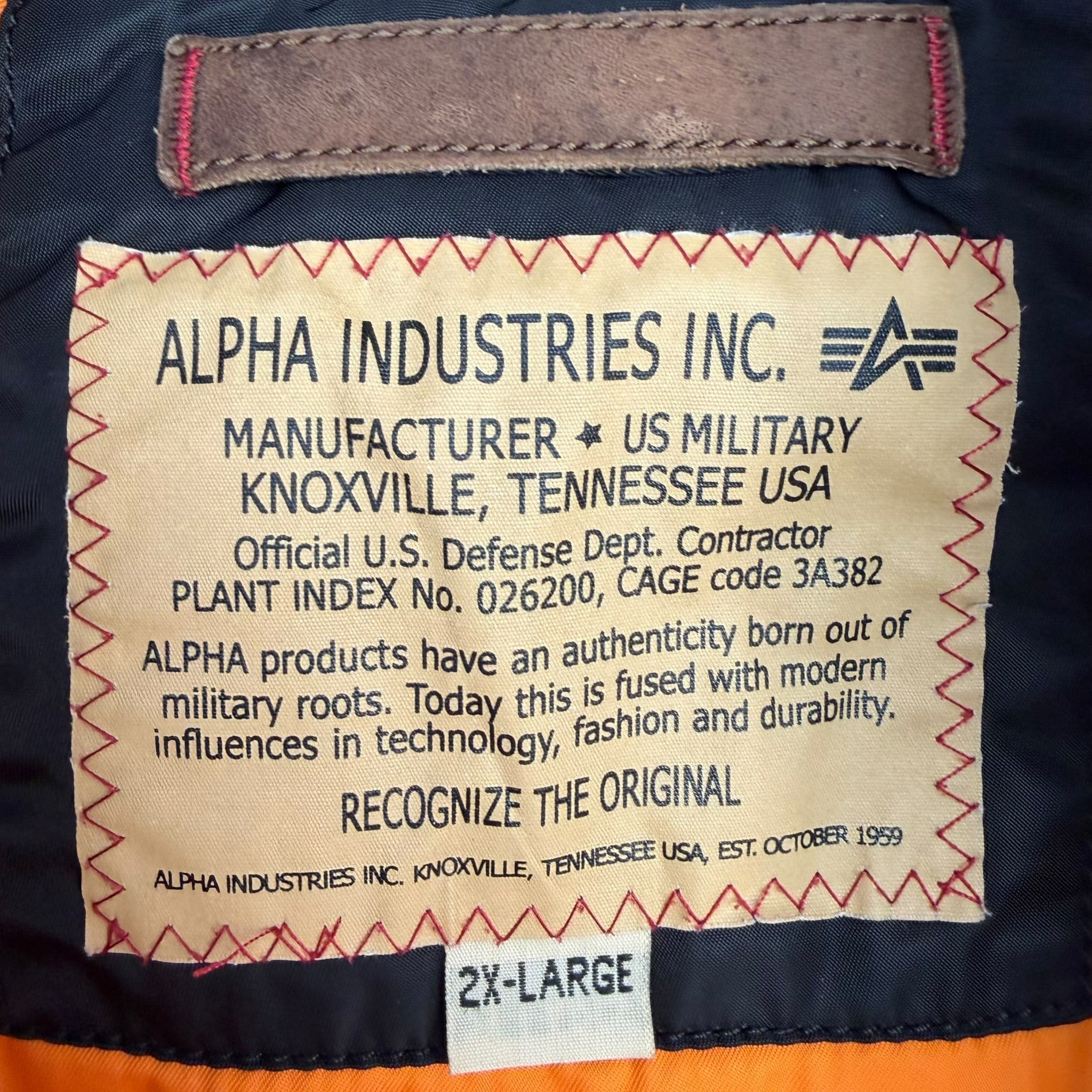 Vintage Alpha Industries MA-1 Bomber Jacket Black