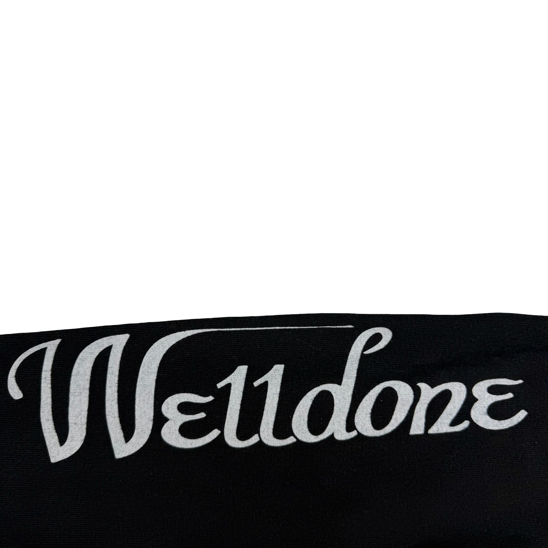 We11Done Logo Long Sleeve Shirt Black