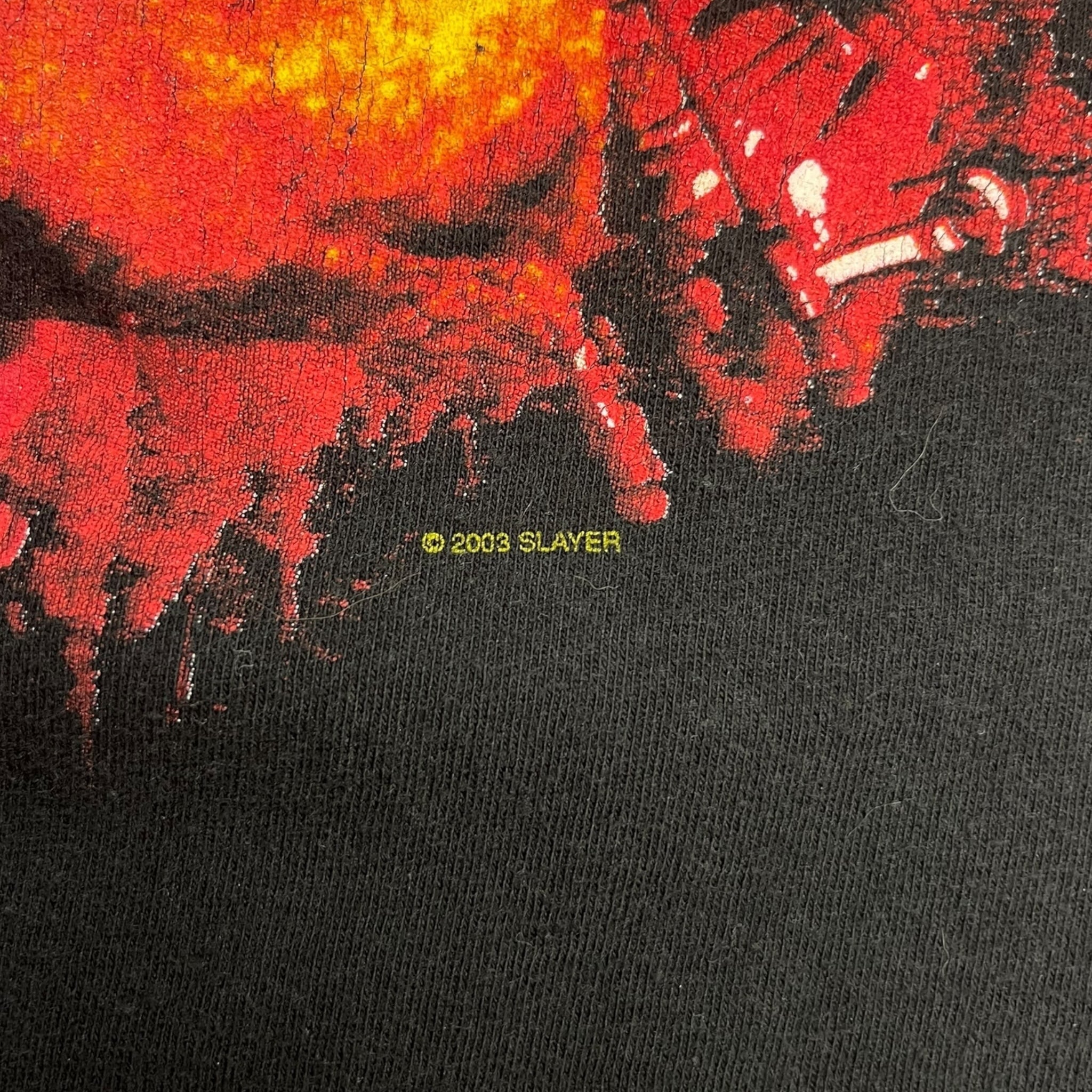 2003 Slayer Skull T-Shirt Black