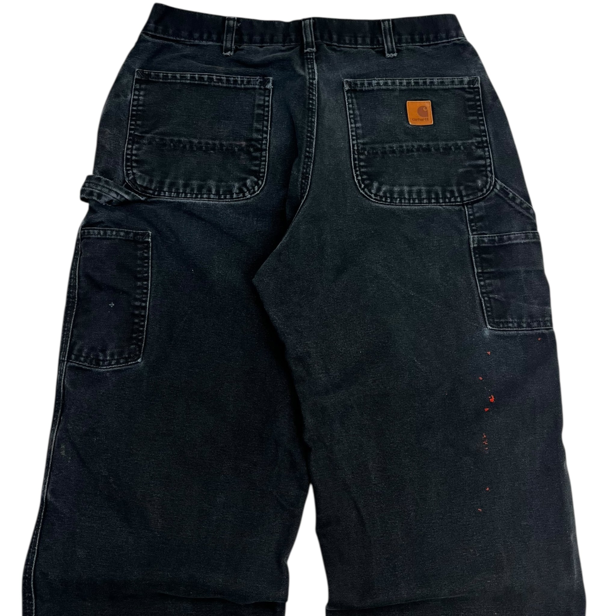 Carhartt Carpenter Work Pants Faded Noir
