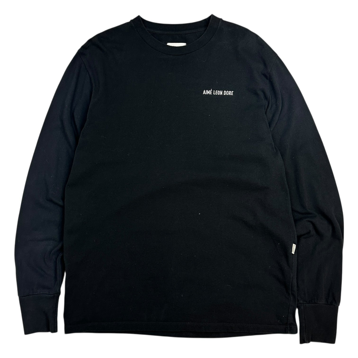 Aime Leon Dore Logo Long Sleeve Shirt Black