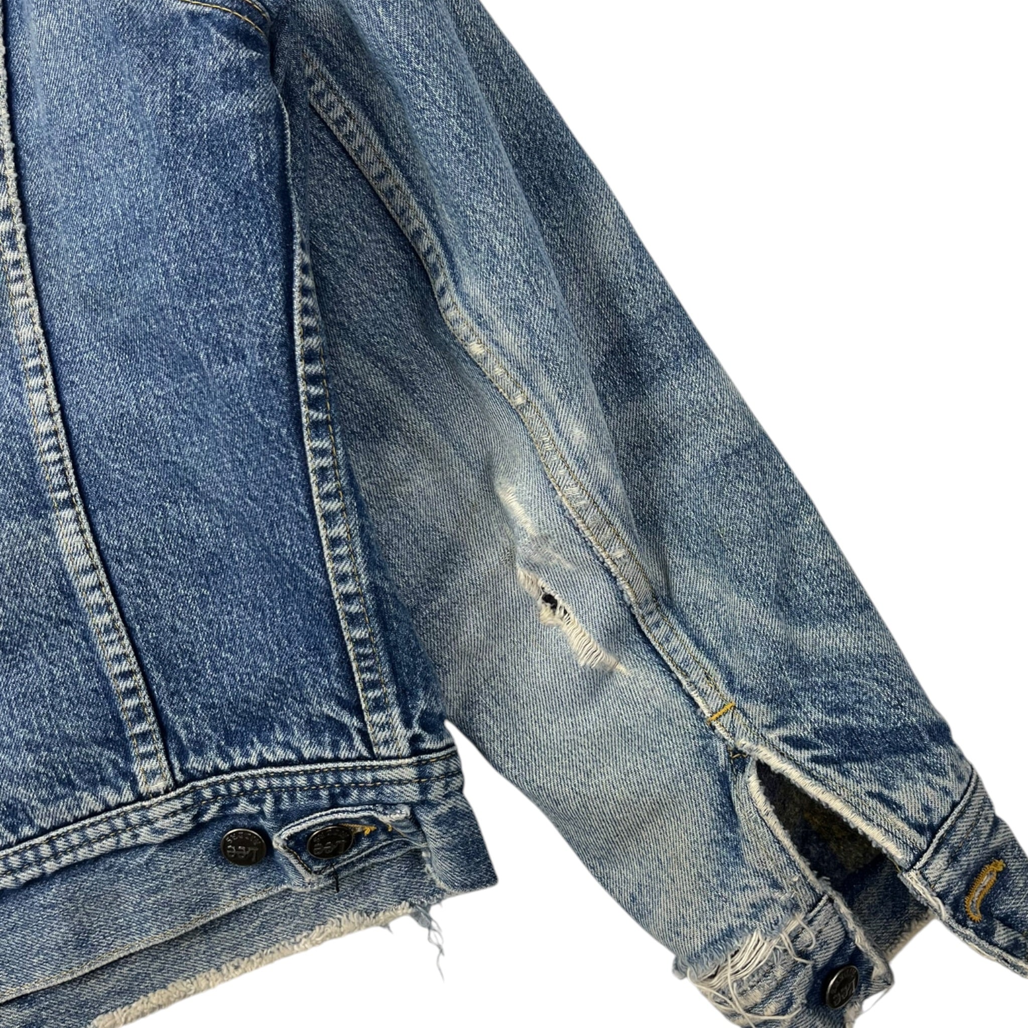 Vintage Lee Riders Wool Lined Denim Jacket